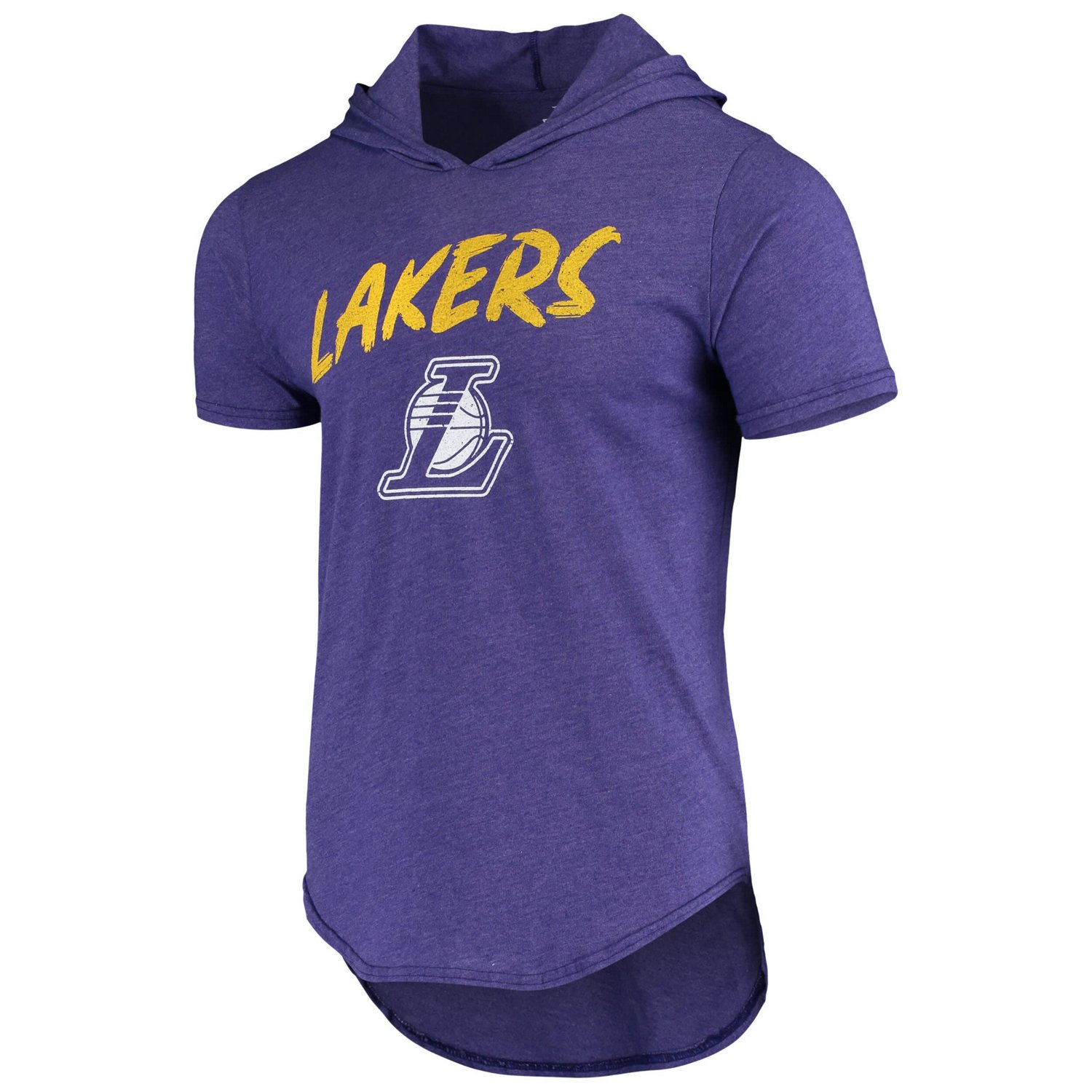 Fanatics LeBron James Heathered Los Angeles Lakers Hoodie Tri-Blend T-Shirt                                                      - view number 2