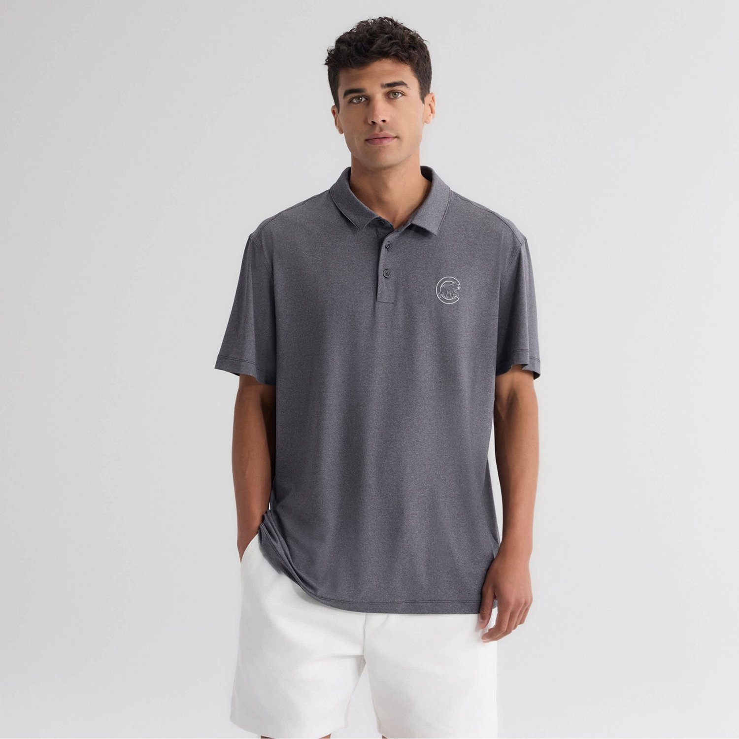 Fanatics Light Chicago Cubs Clutch Polo
