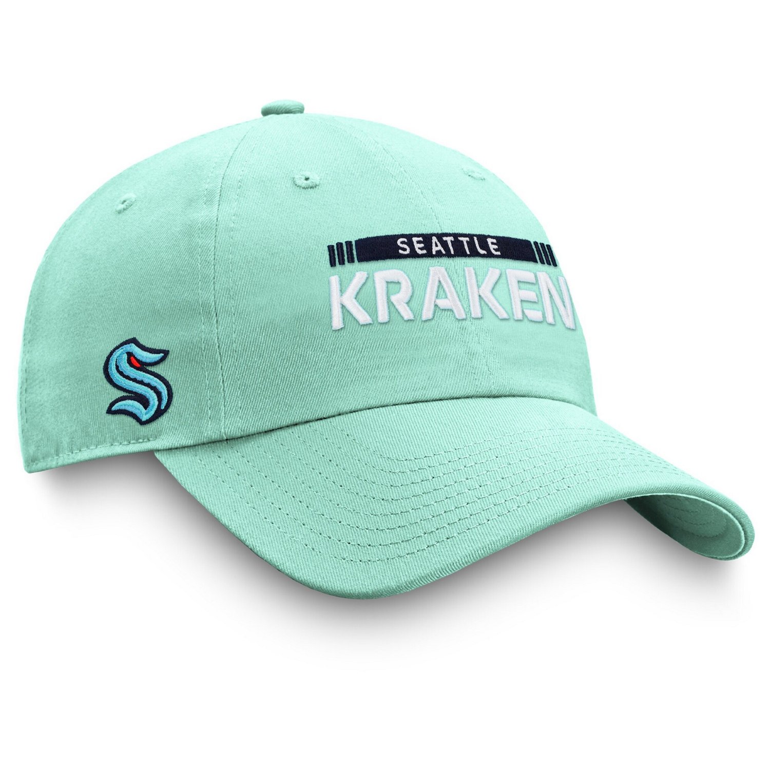 Fanatics Light Seattle Kraken Authentic Pro Rink Adjustable Hat                                                                  - view number 1