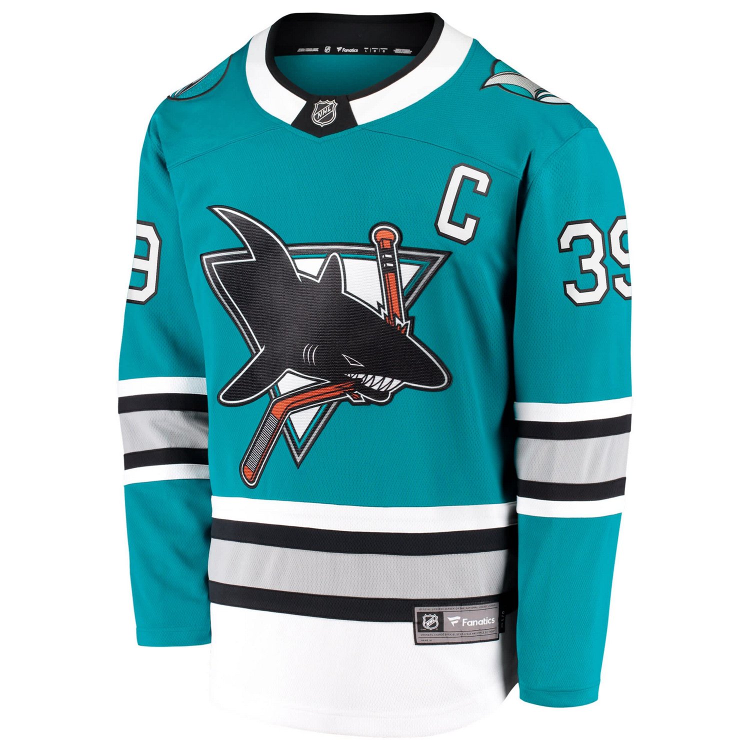 Fanatics Logan Couture San Jose Sharks 30th Anniversary Premier Breakaway Player Jersey - view number 2