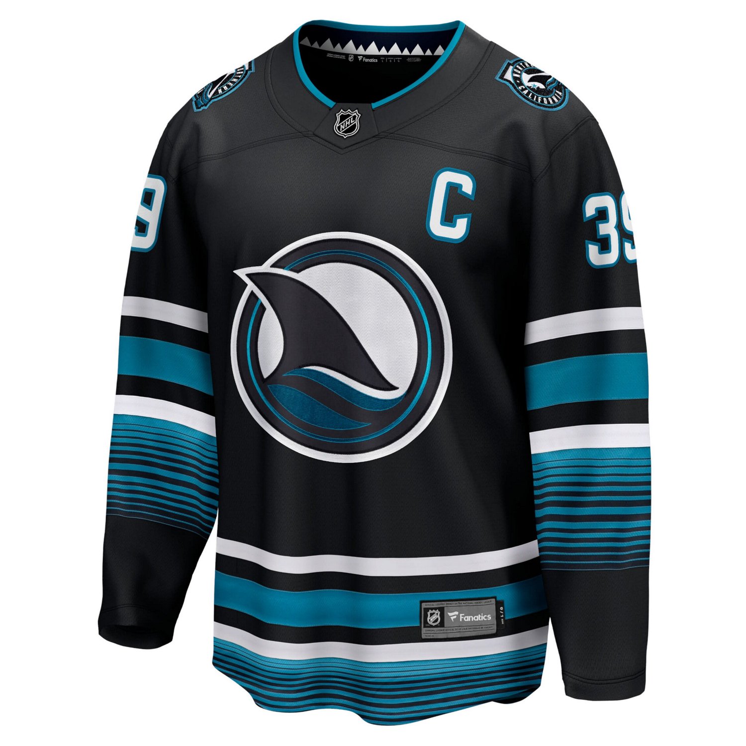 Fanatics Logan Couture San Jose Sharks Alternate Premier Breakaway Player Jersey                                                 - view number 2