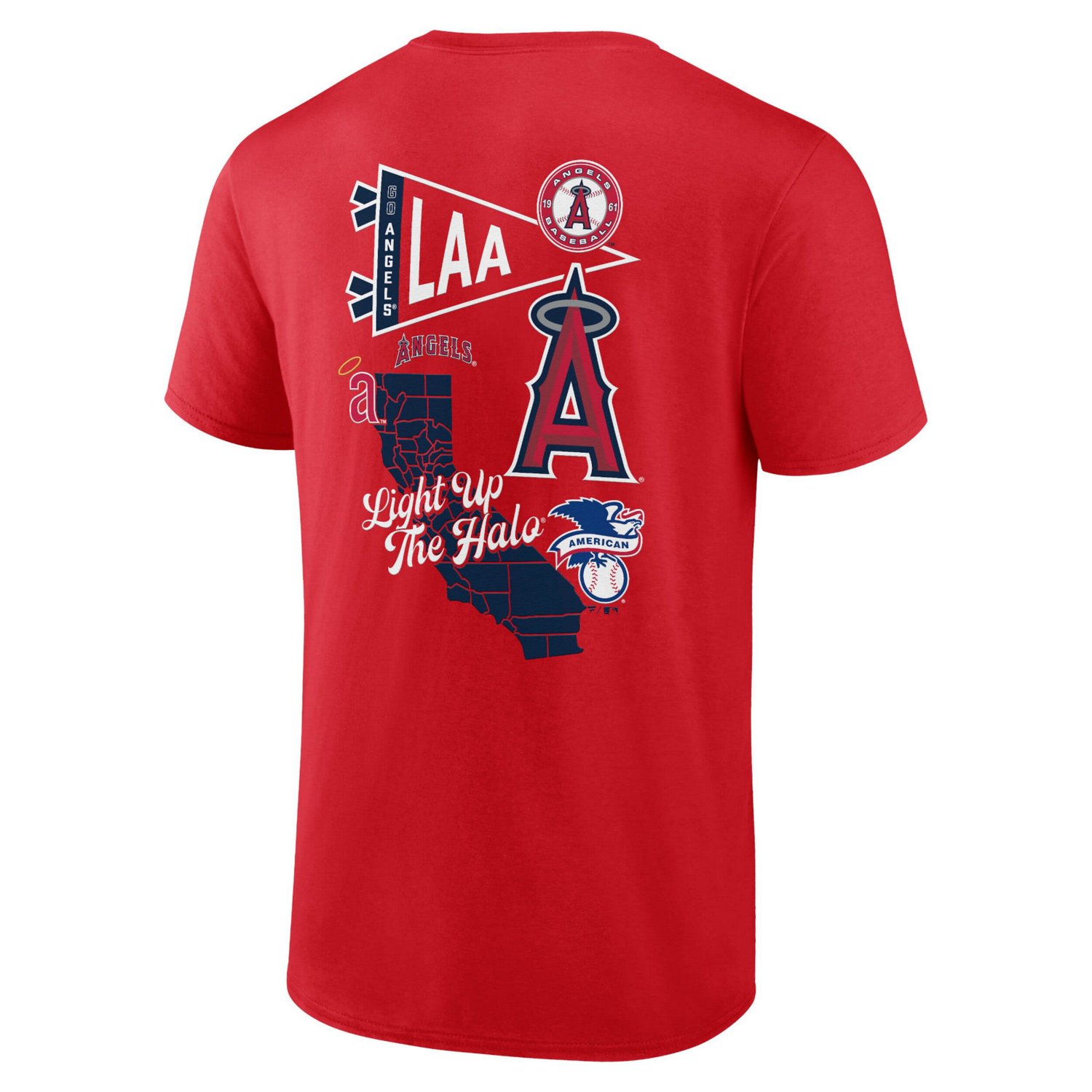 Fanatics Los Angeles Angels Split Zone T-Shirt - view number 3