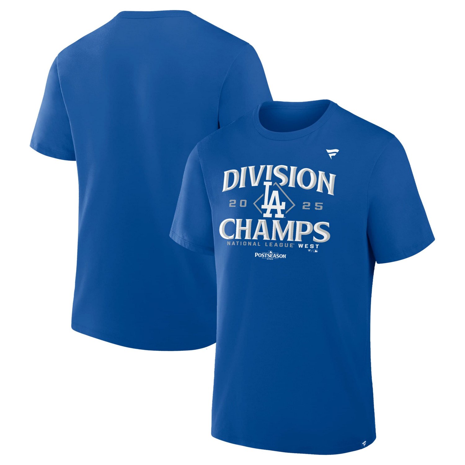 Fanatics Los Angeles Dodgers 2025 NL West Division Champions Locker Room T-Shirt