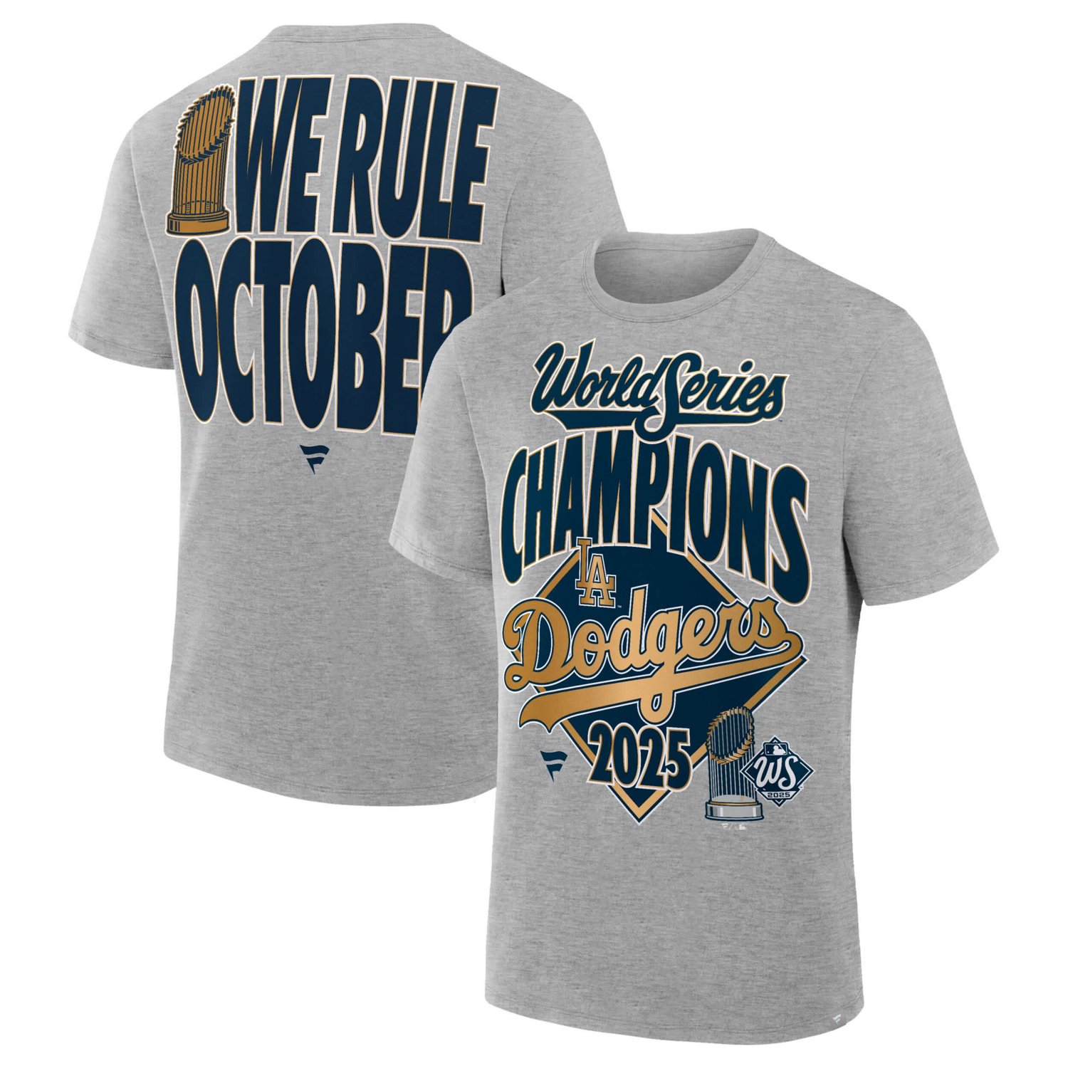Fanatics Los Angeles Dodgers 2025 World Series Champions Locker Room Authentic T-Shirt