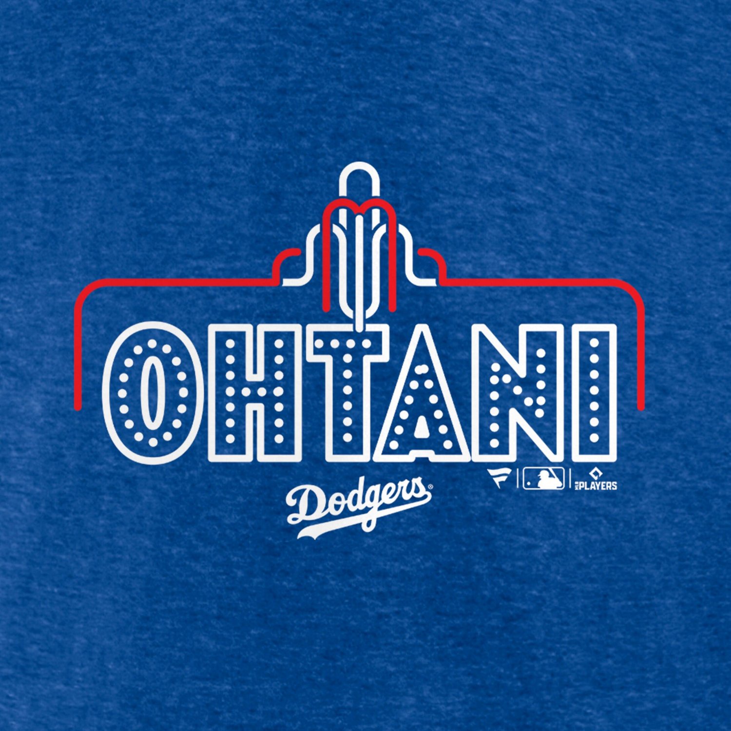 Fanatics Los Angeles Dodgers Exclusive Neon Tri-Blend T-Shirt - view number 4