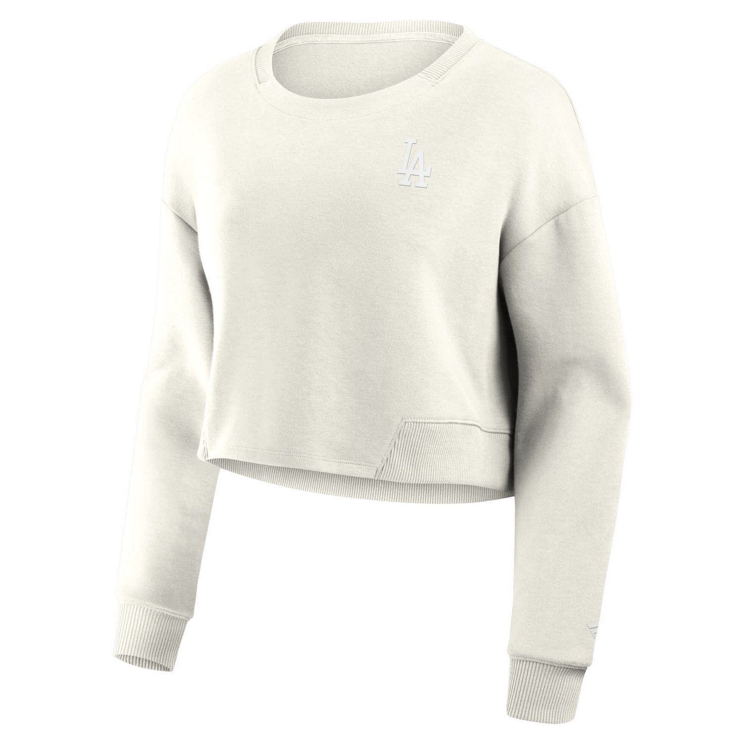 Fanatics Los Angeles Dodgers Relax Studio Cropped Pullover Sweatshirt - view number 2