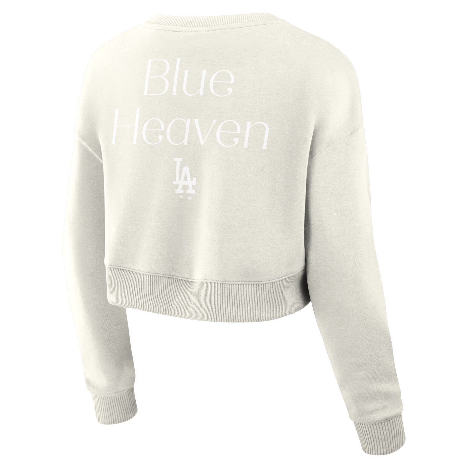 Fanatics Los Angeles Dodgers Relax Studio Cropped Pullover Sweatshirt - view number 3