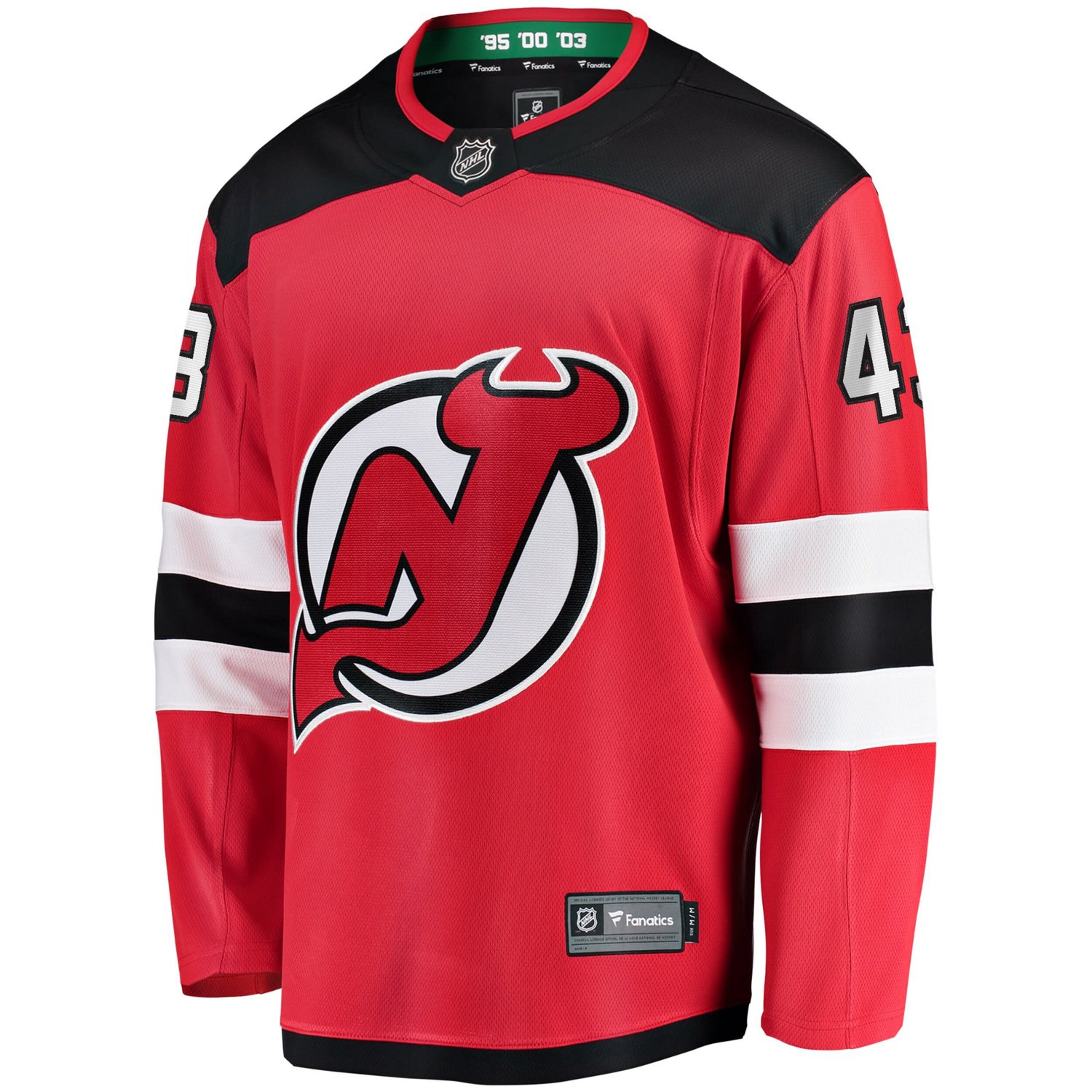 Fanatics Luke Hughes New Jersey Devils Home Breakaway Player Jersey - view number 2