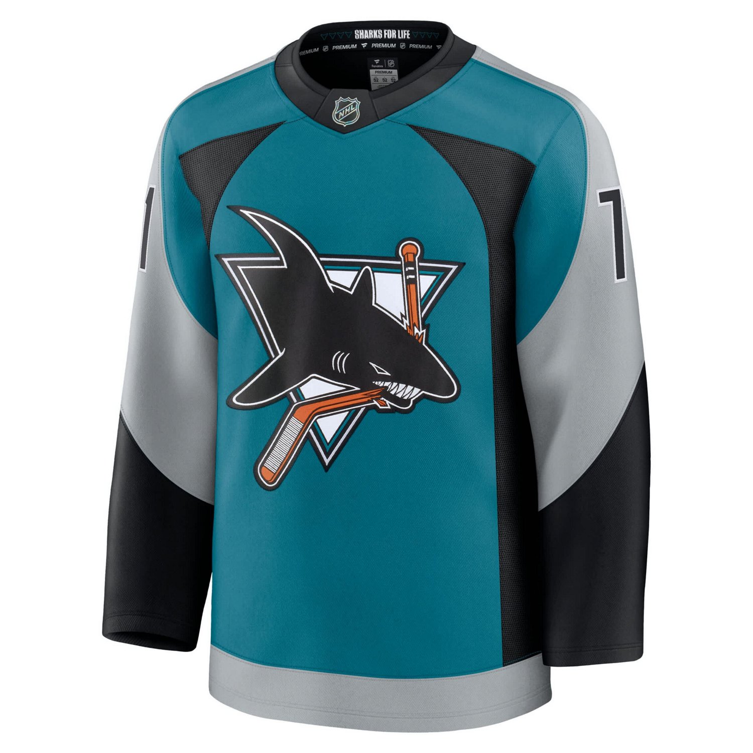 Fanatics Macklin Celebrini San Jose Sharks Alternate Premium Player Jersey - view number 2