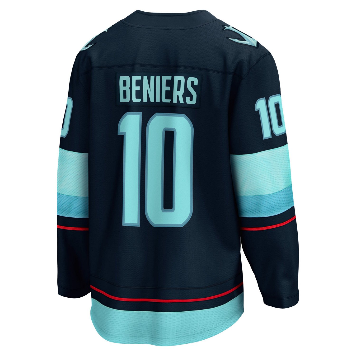 Fanatics Matty Beniers Deep Sea Seattle Kraken Premier Breakaway Player Jersey                                                   - view number 3