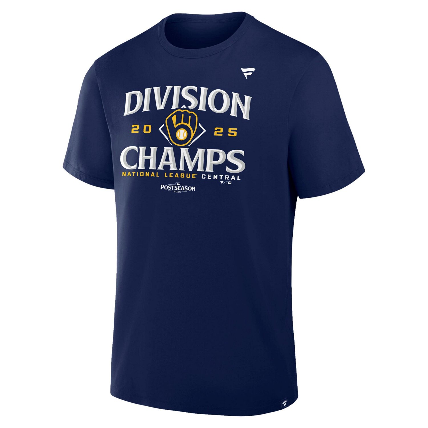 Fanatics Milwaukee Brewers 2025 NL Central Division Champions Locker Room T-Shirt - view number 2