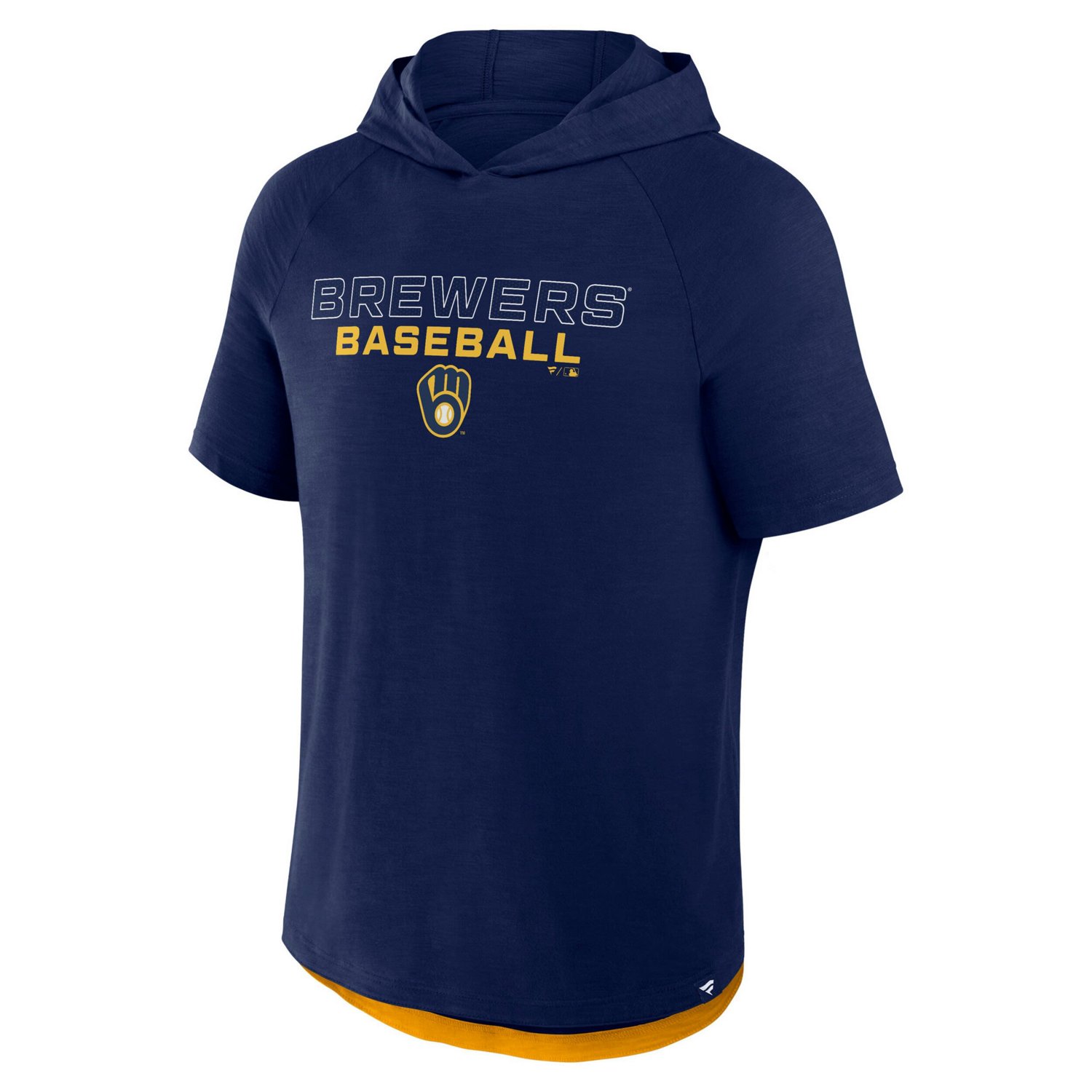 Fanatics Milwaukee Brewers Clubhouse Optimal Play Raglan Hoodie T-Shirt - view number 2