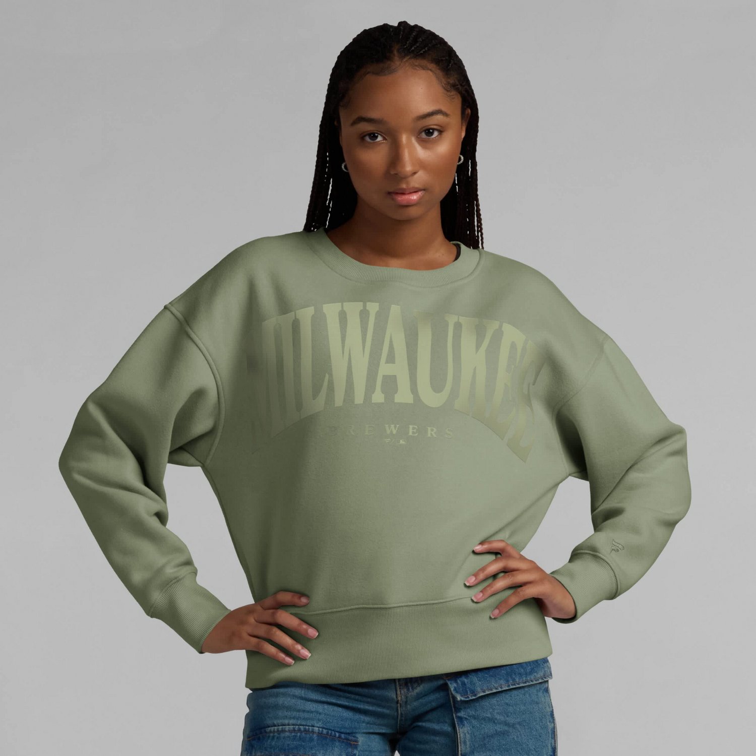 Fanatics Milwaukee Brewers Elements Flow Pullover Sweatshirt - view number 4
