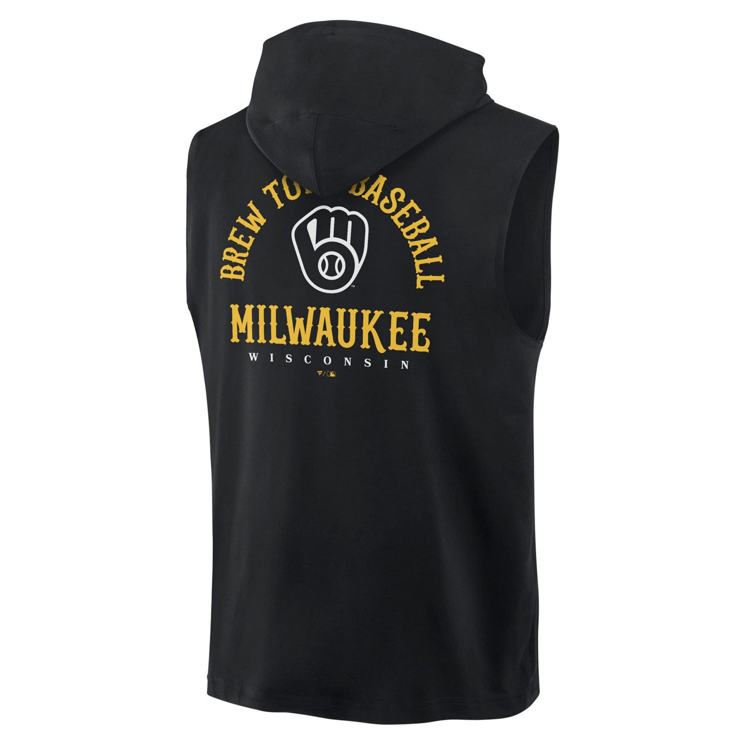 Fanatics Milwaukee Brewers Fire Speed Sleeveless Pullover Hoodie - view number 3