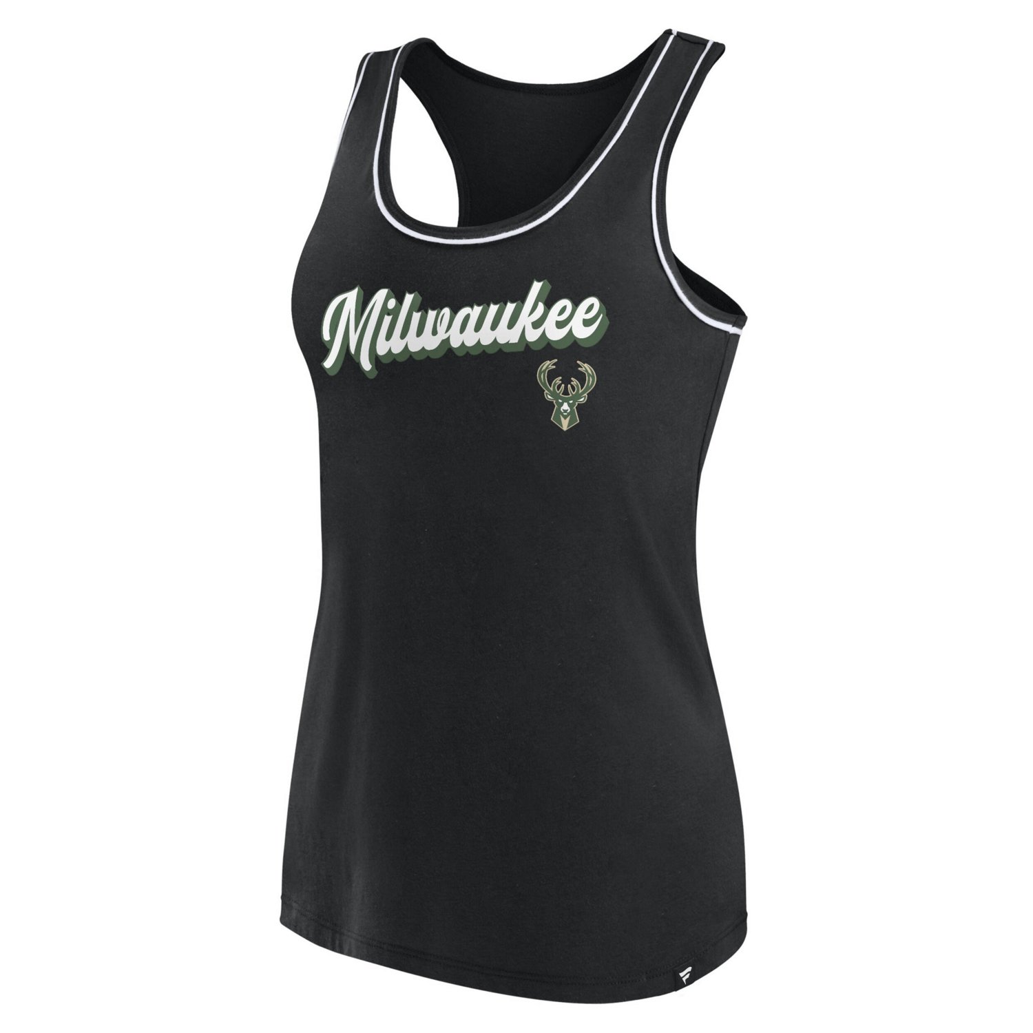 Fanatics Milwaukee Bucks Wordmark Logo Racerback Tank Top                                                                        - view number 2