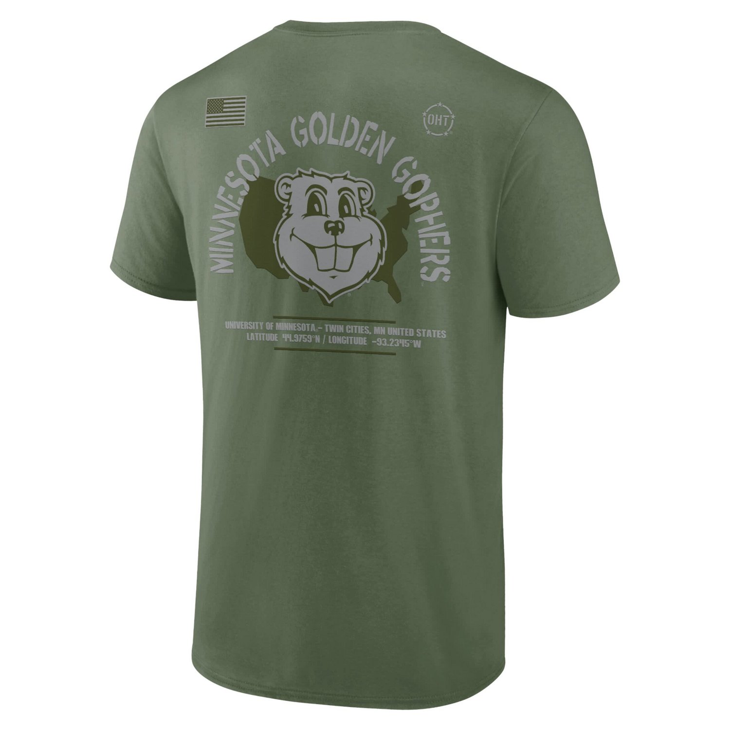 Fanatics Minnesota Golden Gophers OHT Military Appreciation Base T-Shirt - view number 3