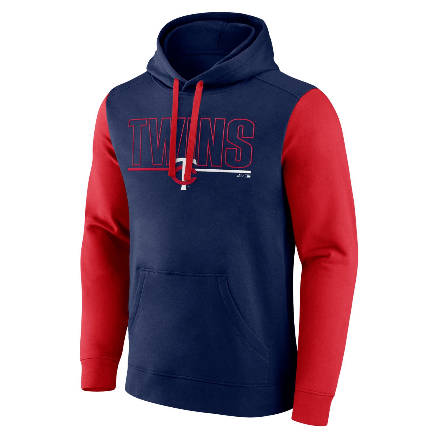Fanatics Minnesota Twins Outline Fleece Pullover Hoodie - view number 2