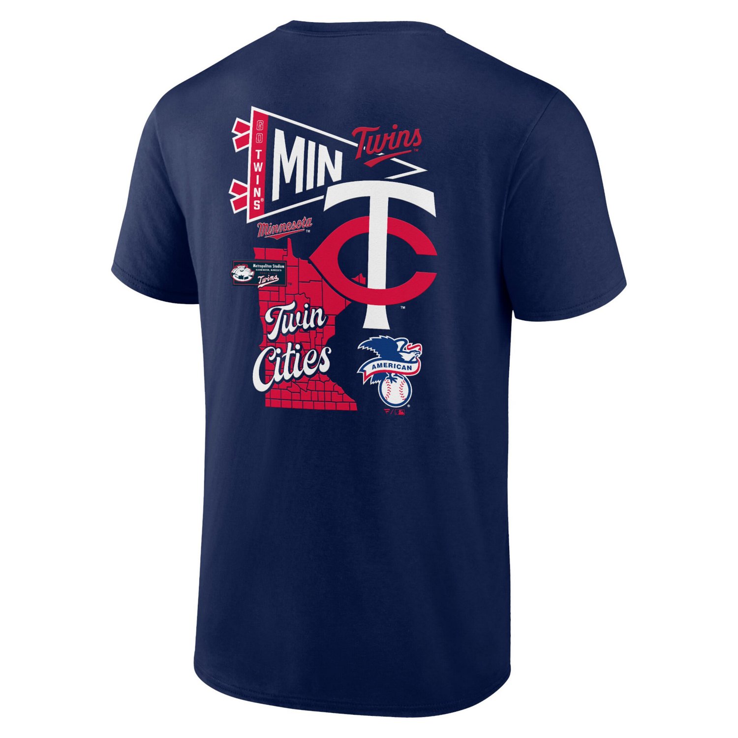 Fanatics Minnesota Twins Split Zone T-Shirt - view number 3