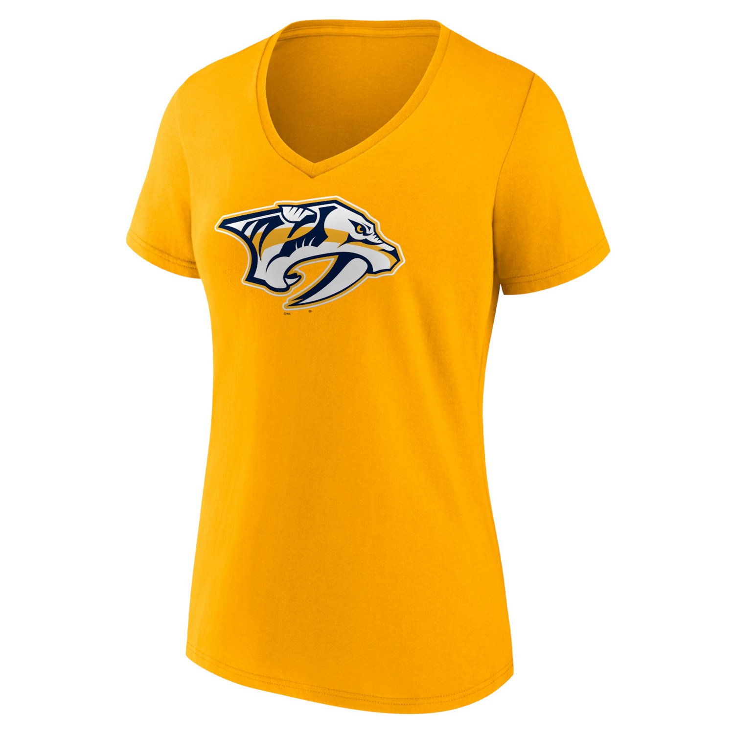 Fanatics Nashville Predators Primary Logo Team V-Neck T-Shirt                                                                    - view number 2