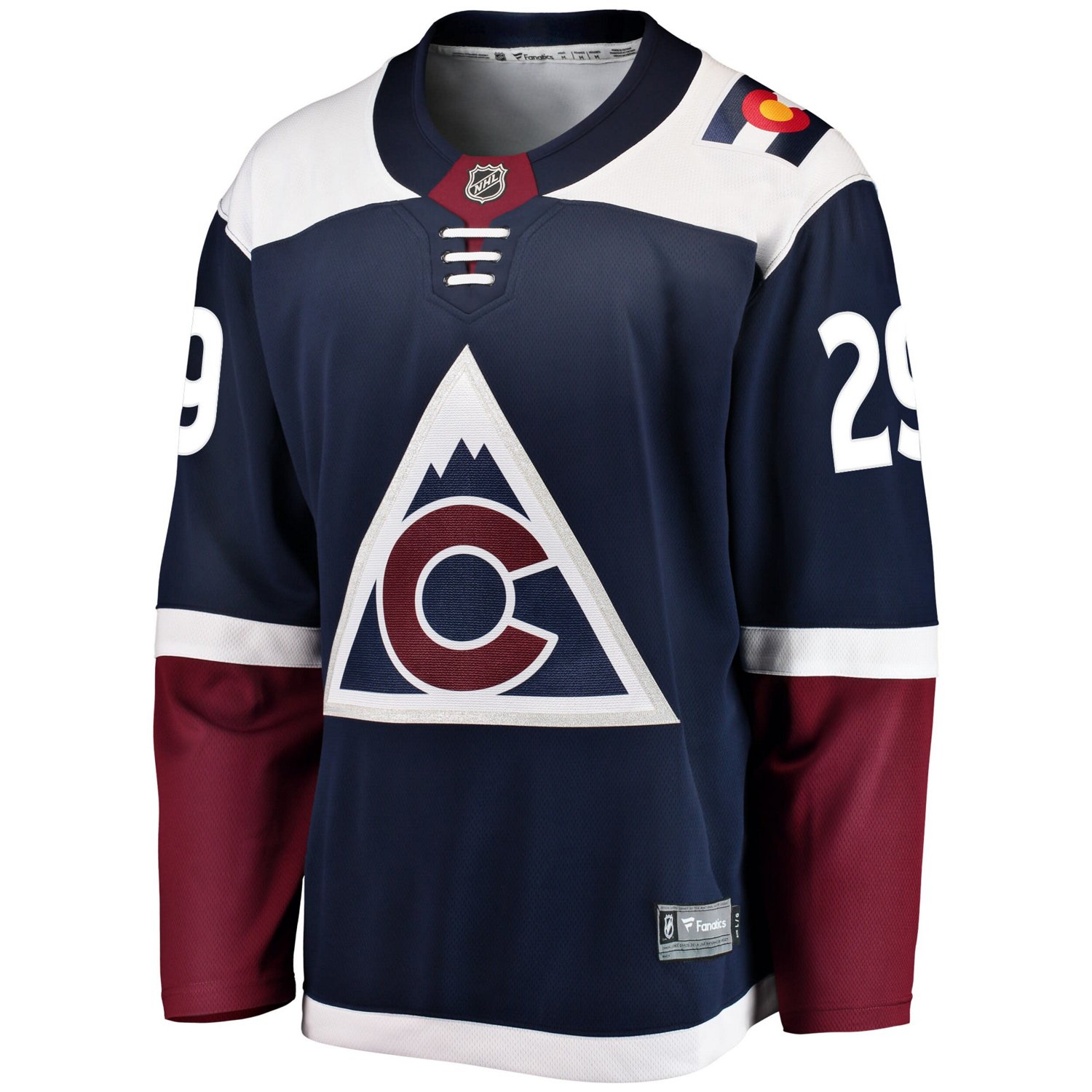 Fanatics Nathan MacKinnon Colorado Avalanche Alternate Breakaway Player Jersey                                                   - view number 2