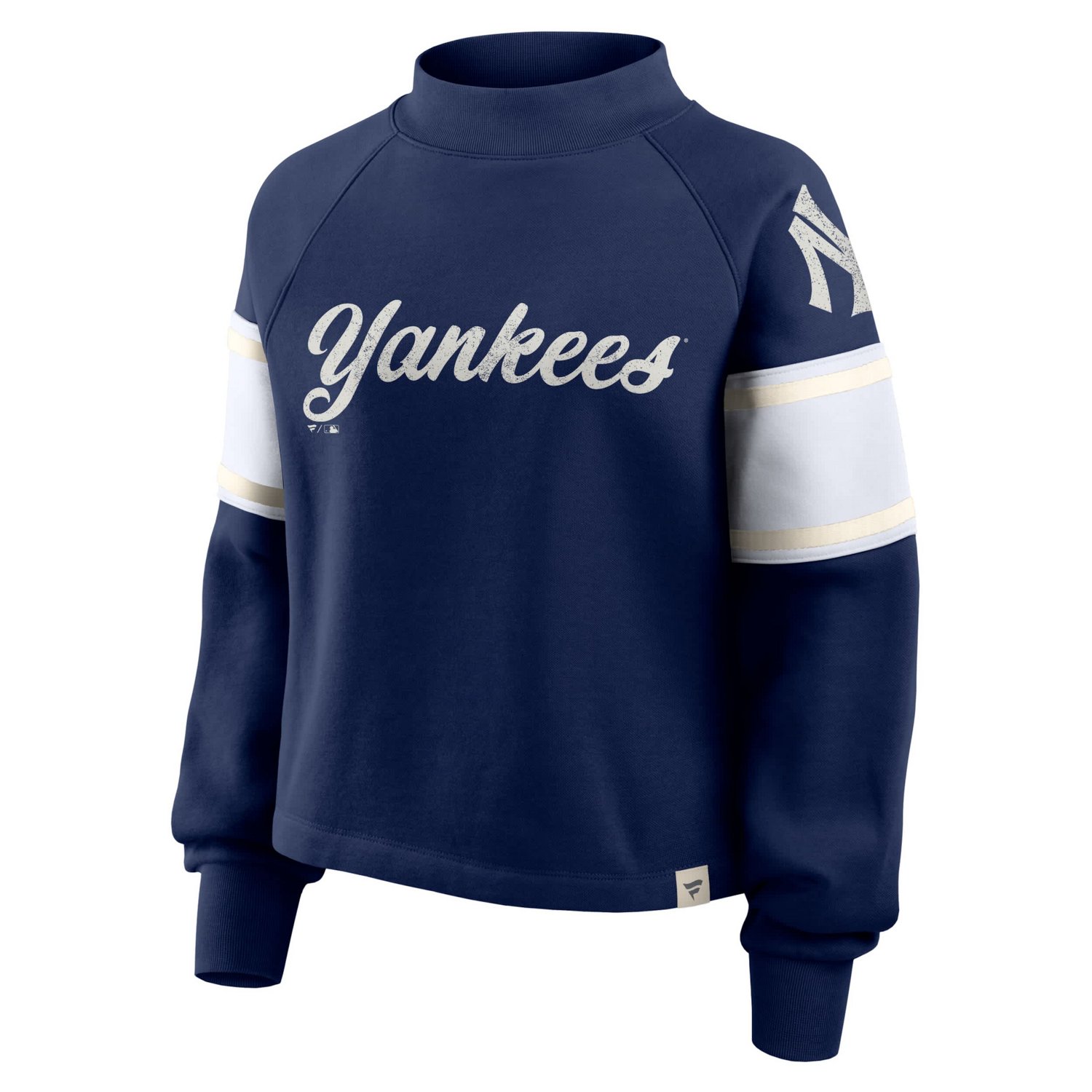 Fanatics New York Yankees Oversized Toss Sweep Raglan Pullover Sweatshirt - view number 2