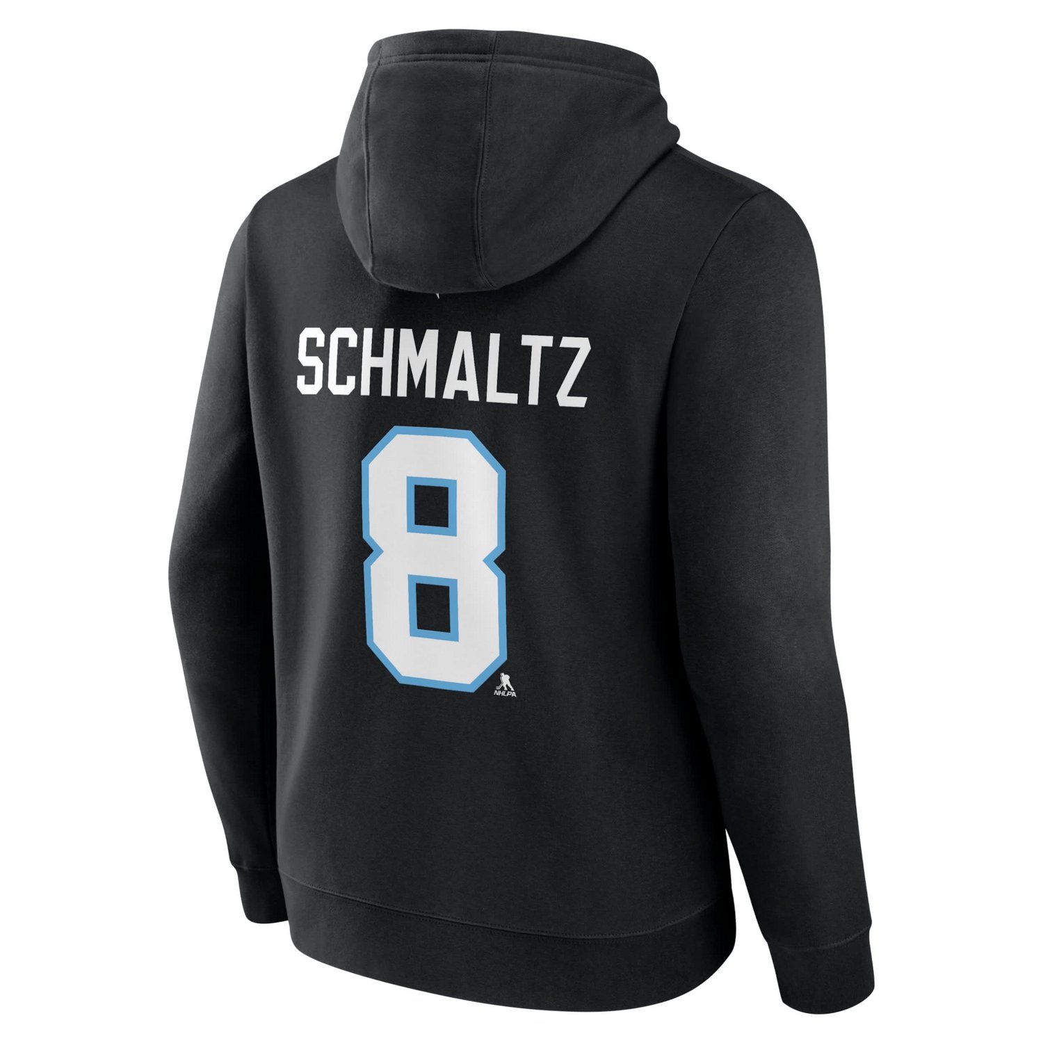 Fanatics Nick Schmaltz NHL Utah Authentic Stack Name  Number Tri-Blend Pullover Hoodie - view number 3