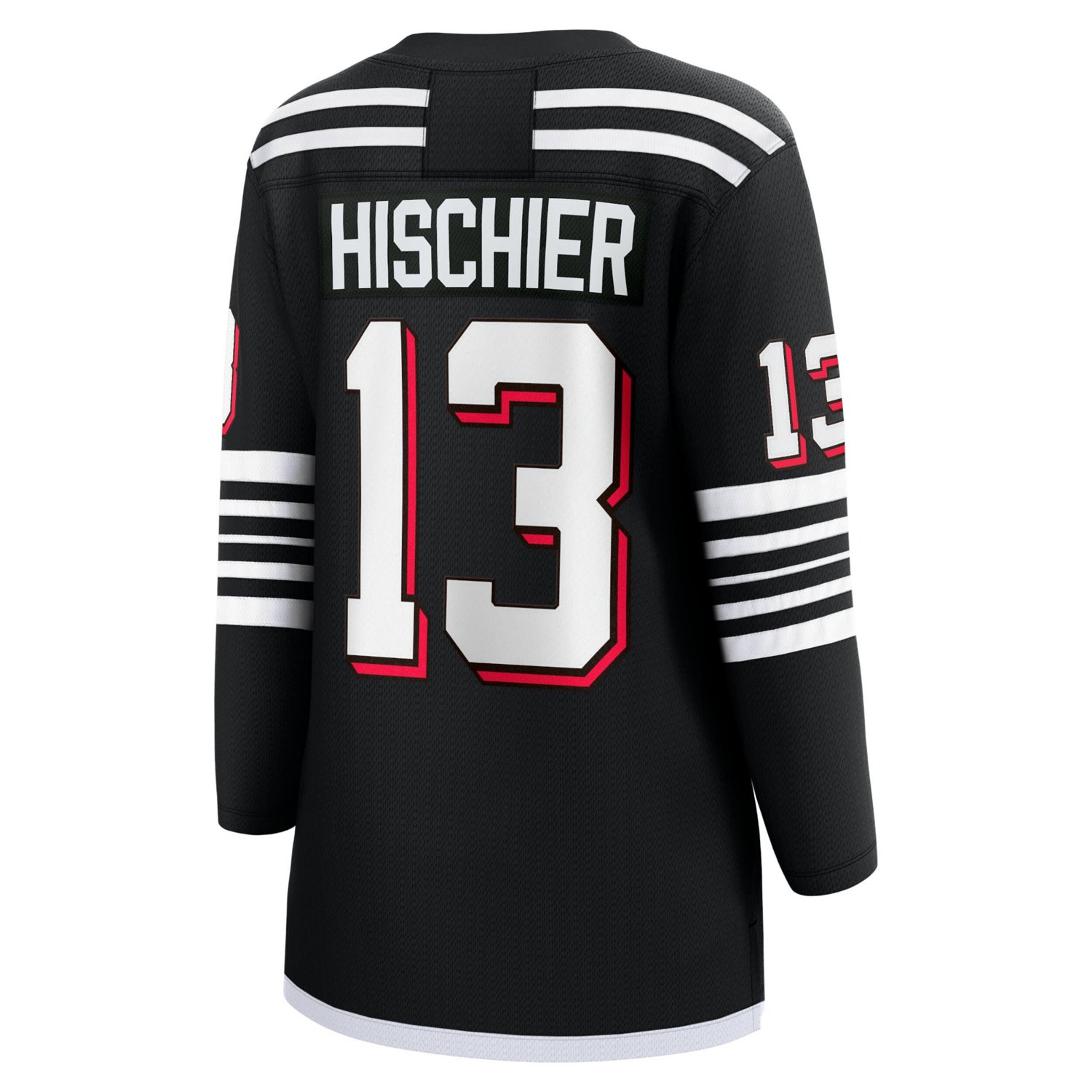 Fanatics Nico Hischier New Jersey Devils Alternate Premier Breakaway Player Jersey - view number 3