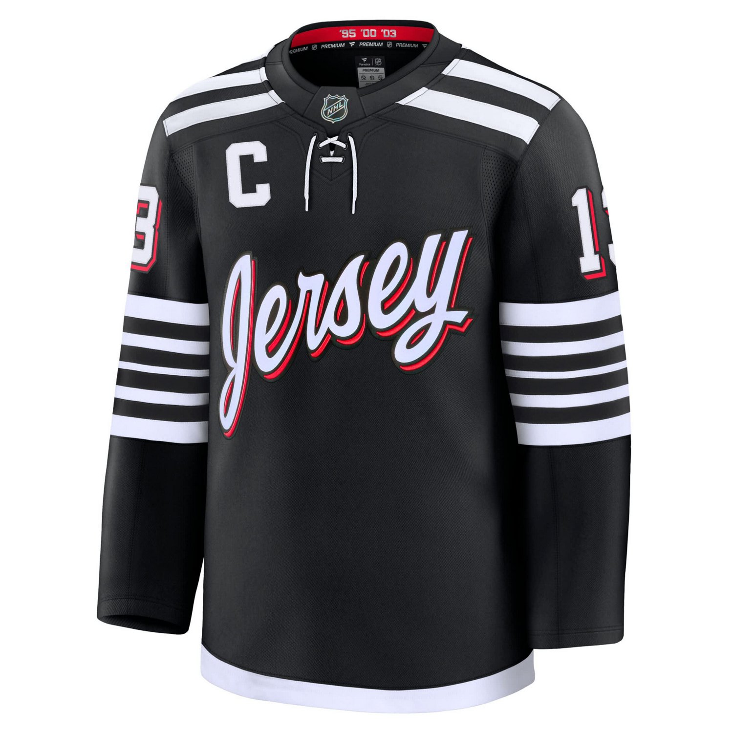 Fanatics Nico Hischier New Jersey Devils Alternate Premium Jersey - view number 2