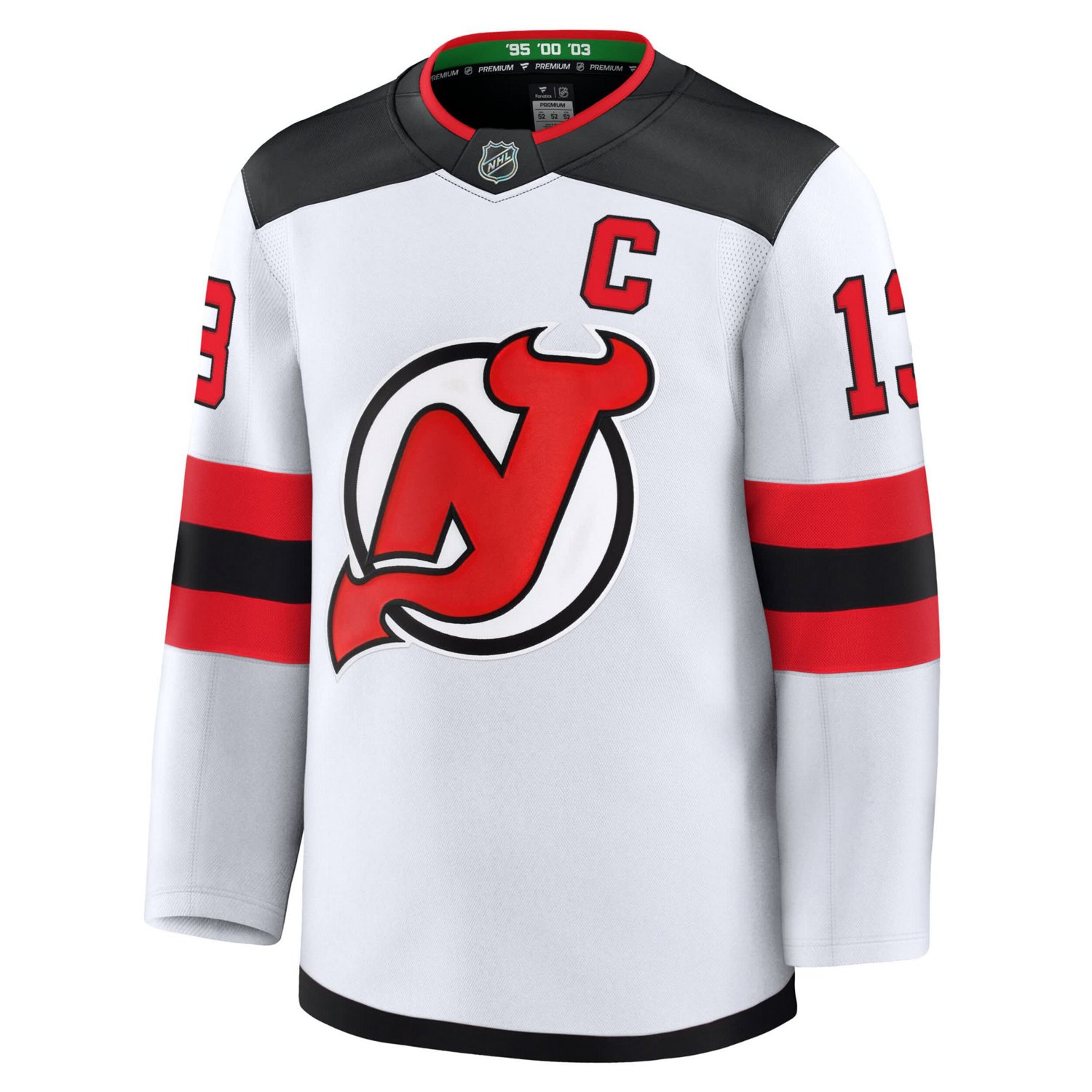 Fanatics Nico Hischier New Jersey Devils Away Premium Jersey - view number 2