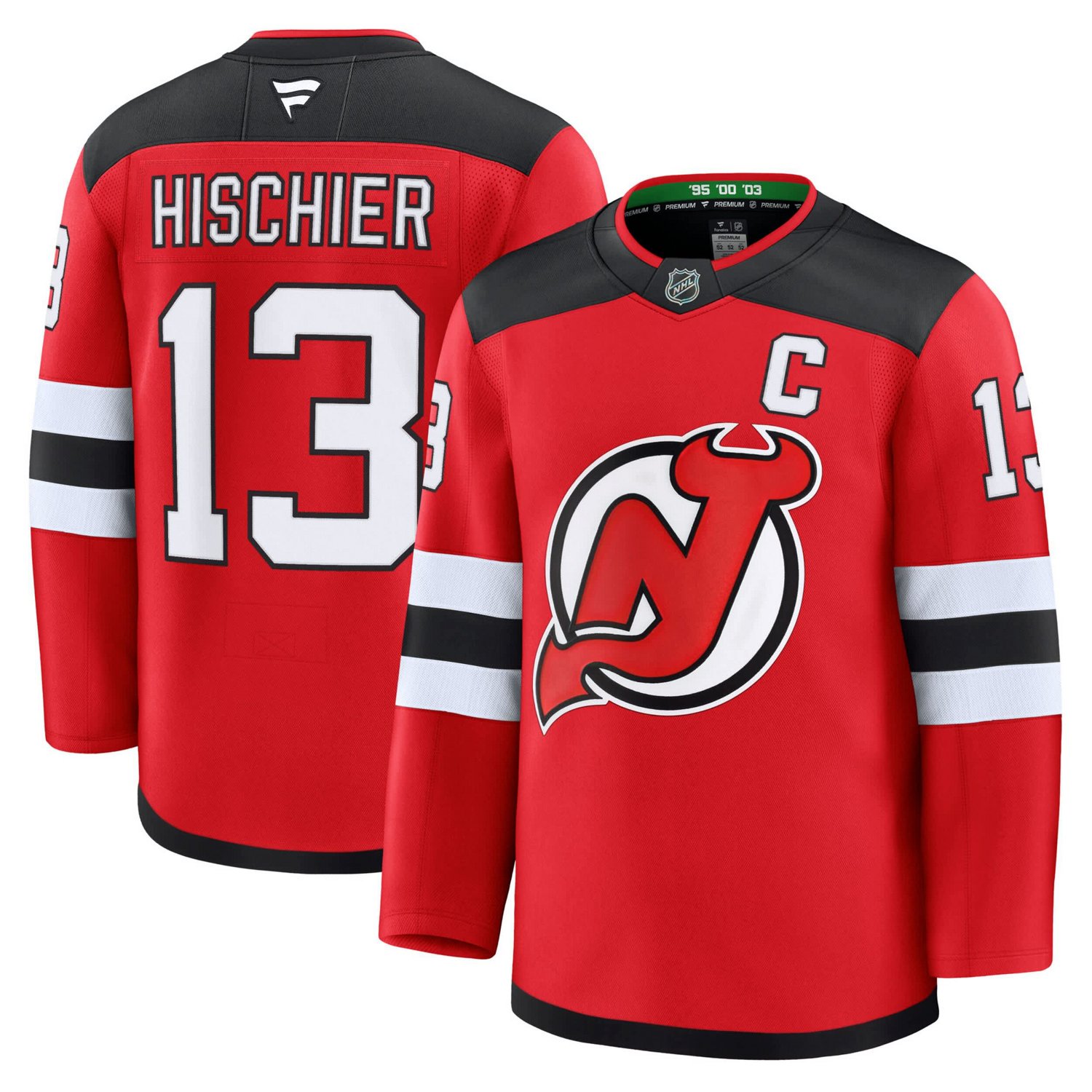 Fanatics Nico Hischier New Jersey Devils Home Premium Jersey