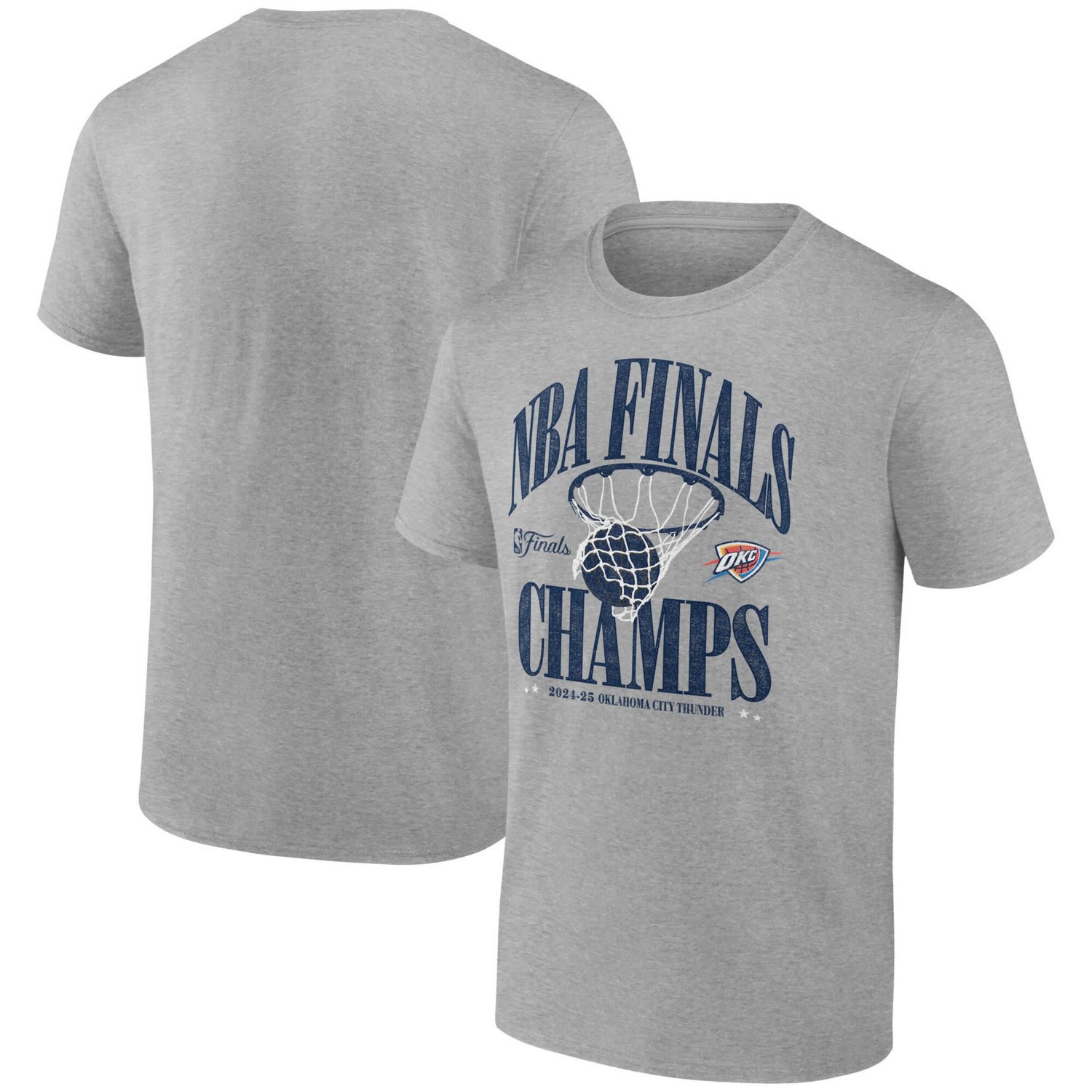 Fanatics Oklahoma City Thunder 2025 NBA Finals Champions Fade Away Retro T-Shirt