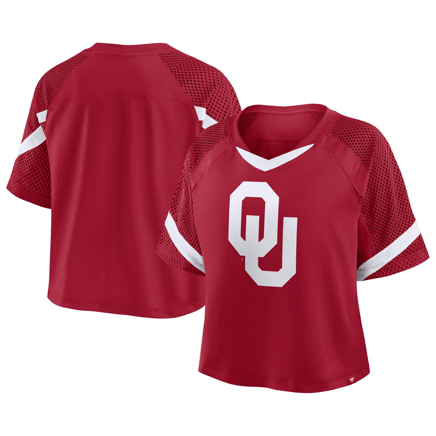 Fanatics Oklahoma Sooners Oversized Raglan V-Neck Fashion Jersey