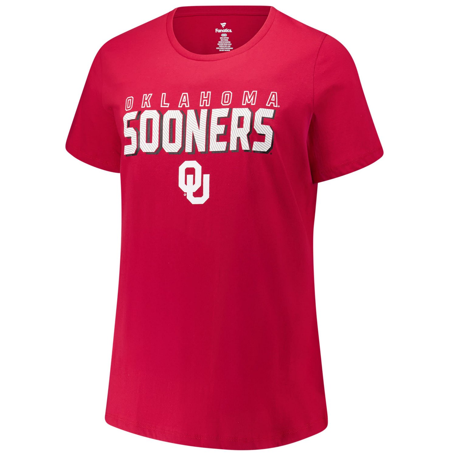 Fanatics Oklahoma Sooners Plus Size Lean Scoop Neck T-Shirt - view number 2