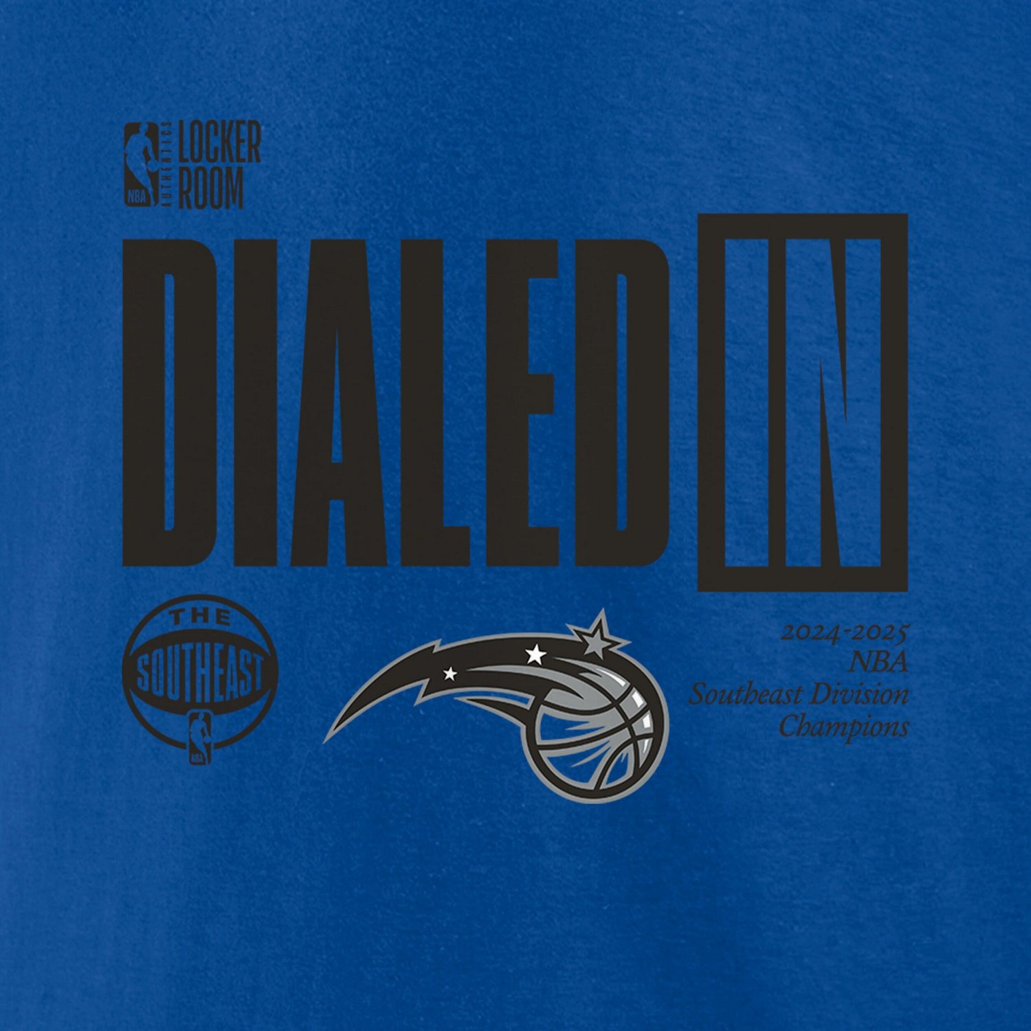 Fanatics Orlando Magic 2025 Southeast Division Champions Locker Room T-Shirt                                                     - view number 4