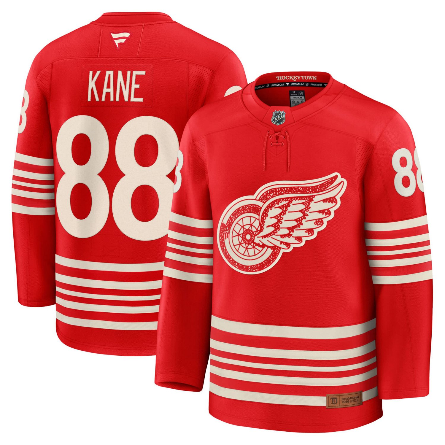 Fanatics Patrick Kane Detroit Wings Centennial Premium Player Jersey