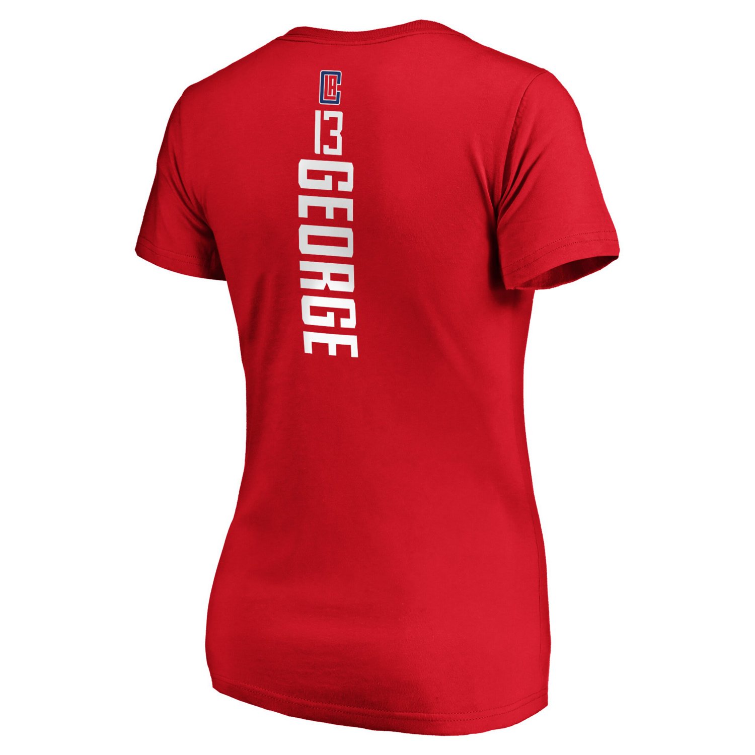 Fanatics Paul George LA Clippers Playmaker Logo Name  Number V-Neck T-Shirt - view number 3