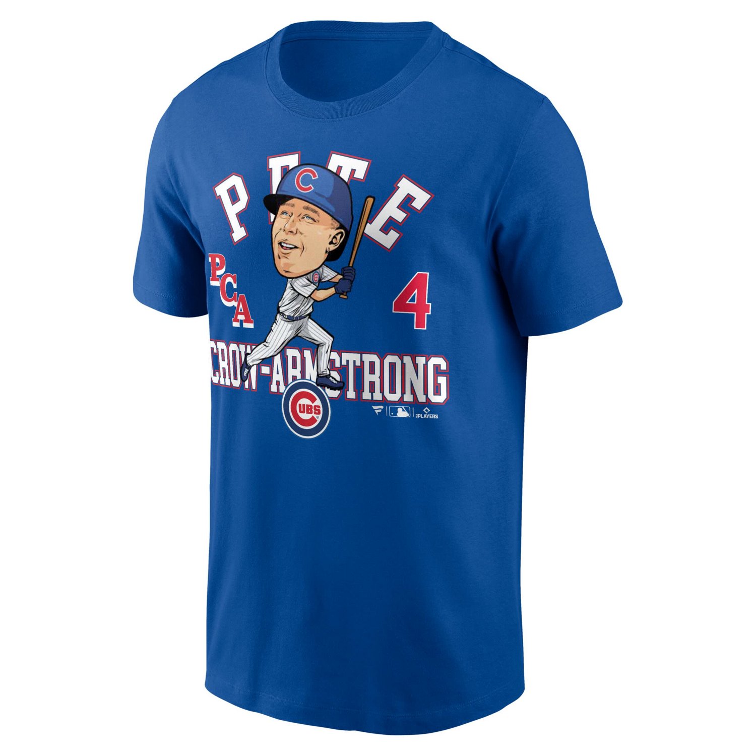 Fanatics Pete Crow-Armstrong Chicago Cubs Hometown Caricature T-Shirt