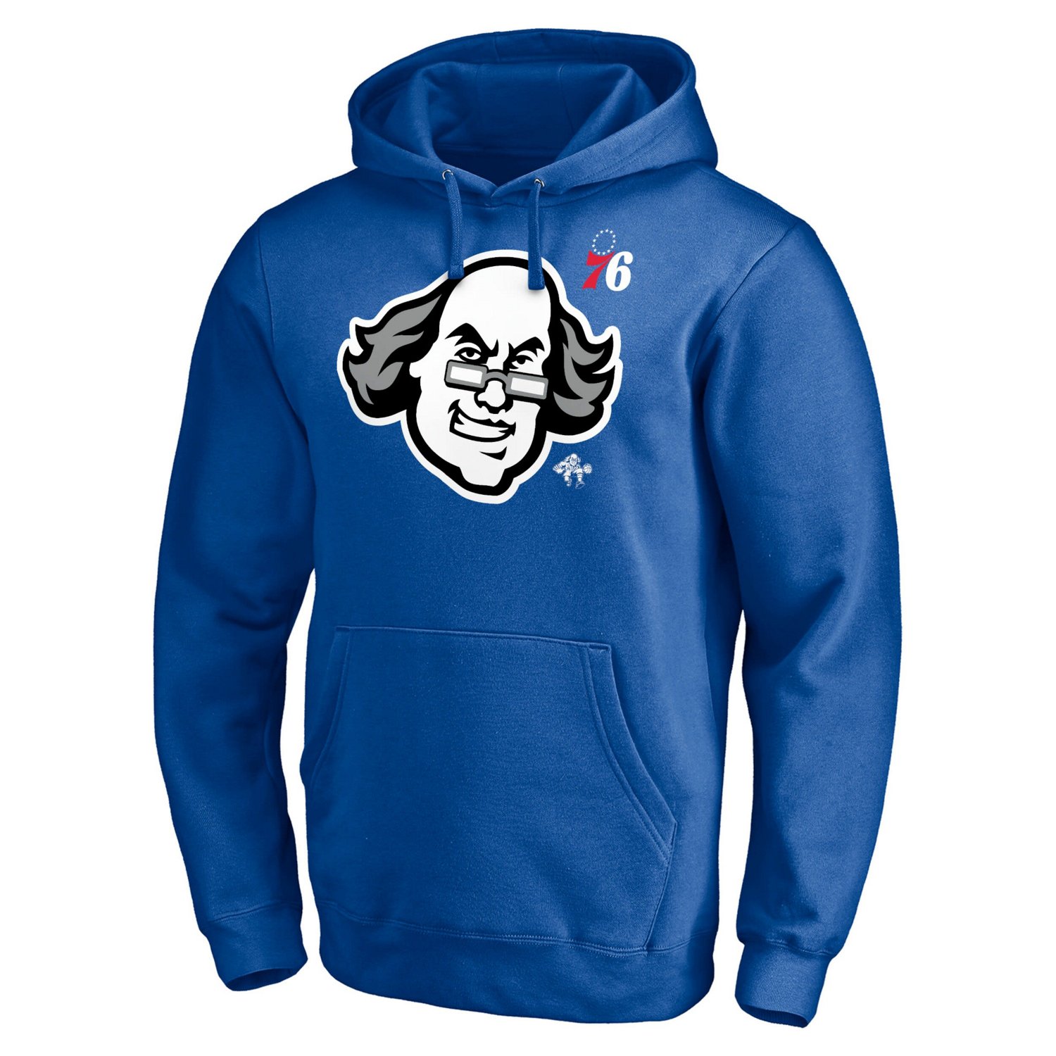 Fanatics Philadelphia 76ers Post Up Hometown Collection Fitted Pullover Hoodie