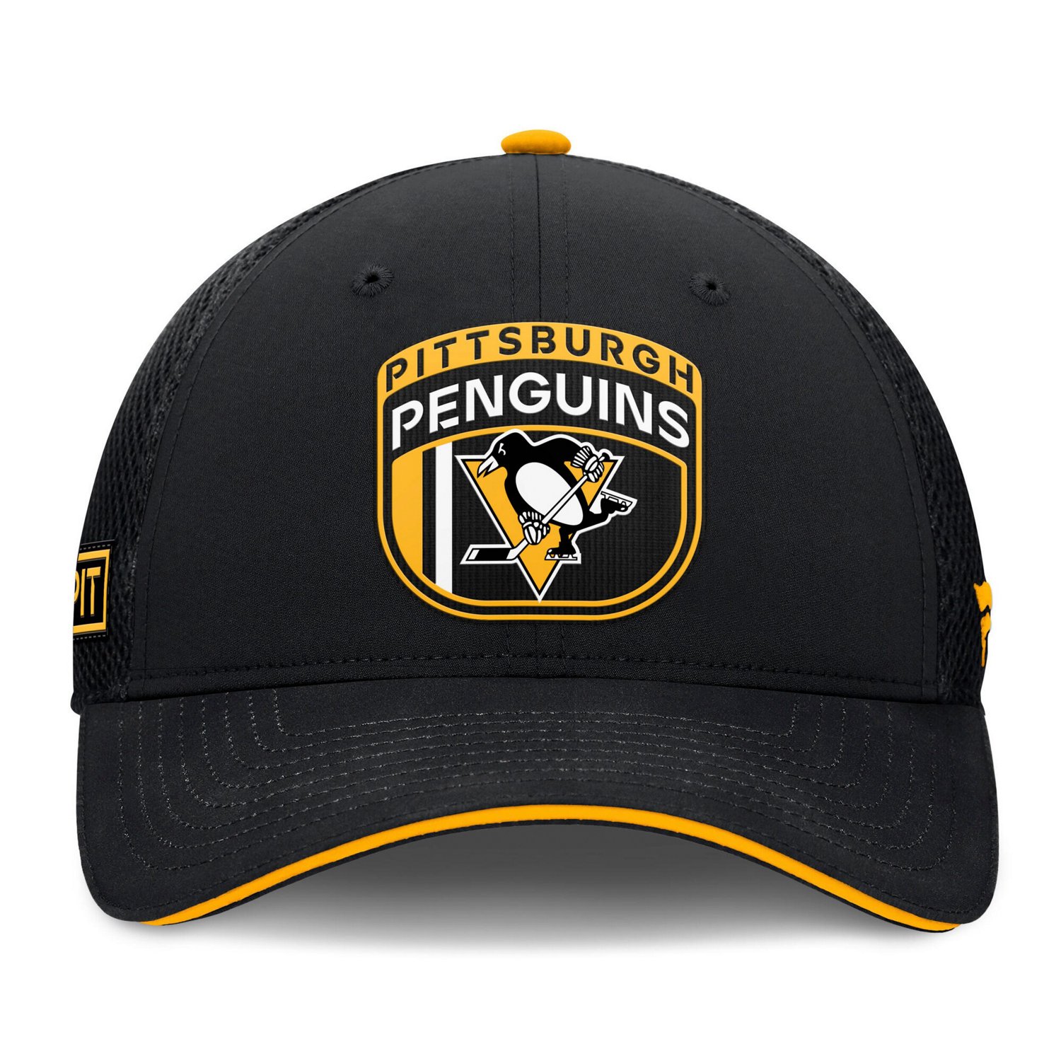 Fanatics Pittsburgh Penguins 2024 NHL Draft On Stage Trucker Adjustable Hat - view number 2