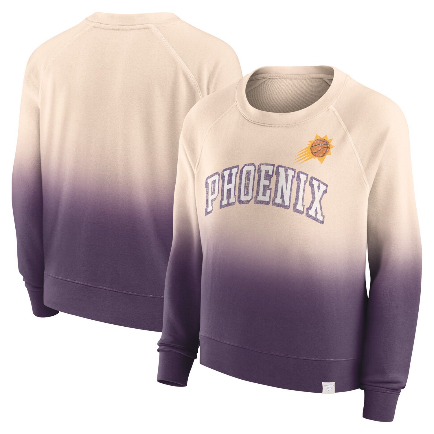 Fanatics Purple Phoenix Suns Lounge Arch Raglan Pullover Sweatshirt Academy