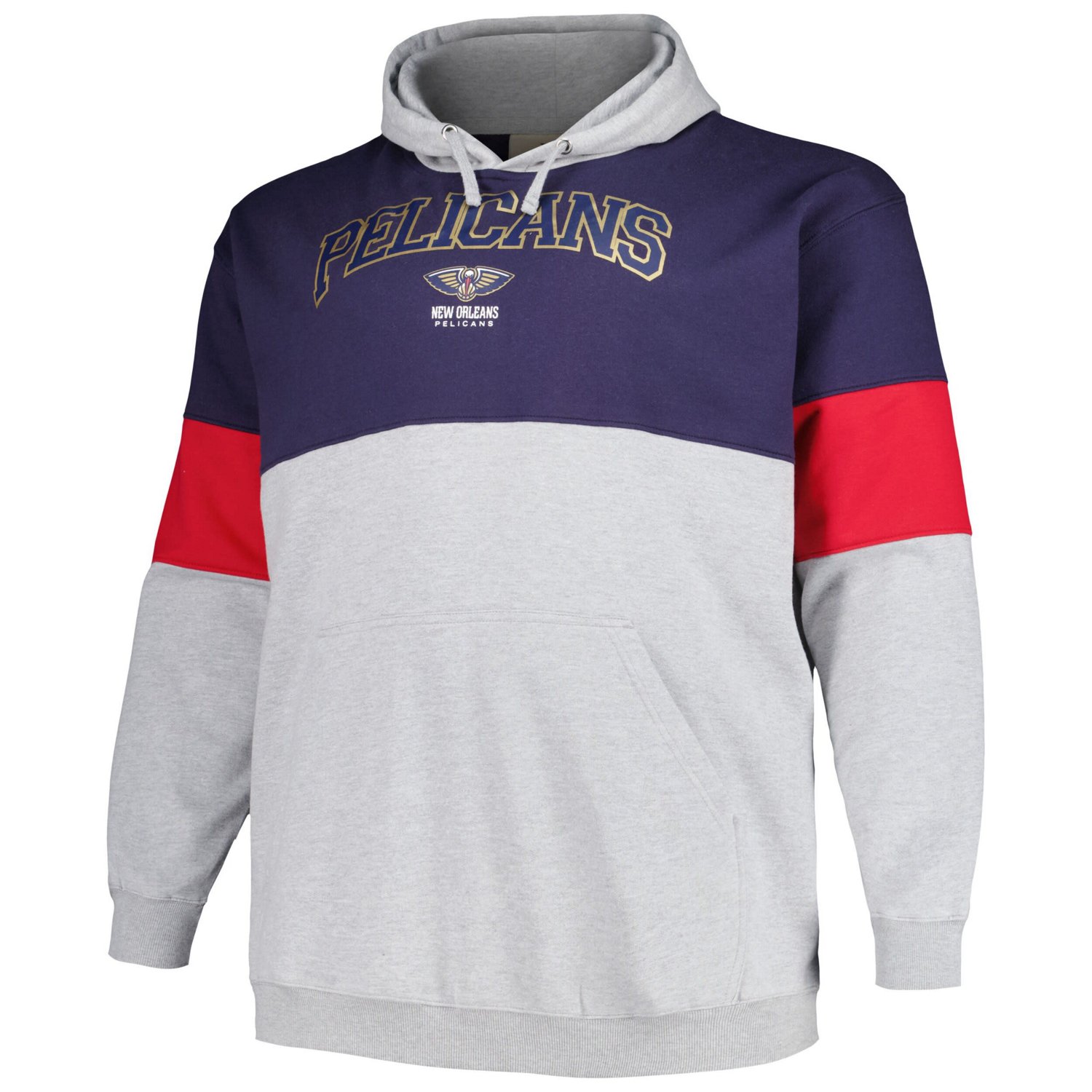 Fanatics /Red New Orleans Pelicans Big  Tall Pullover Hoodie