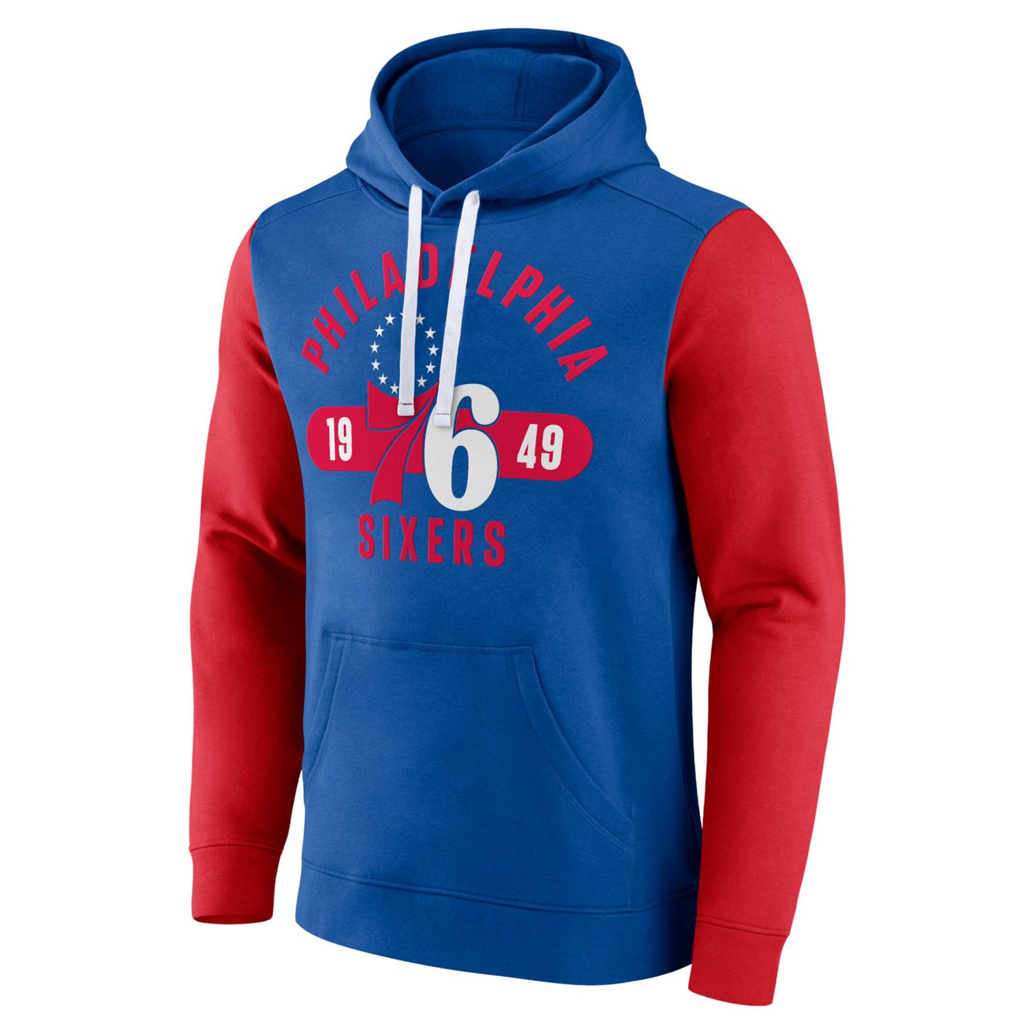 Fanatics /Red Philadelphia 76ers Big  Tall Bold Attack Pullover Hoodie                                                           - view number 2