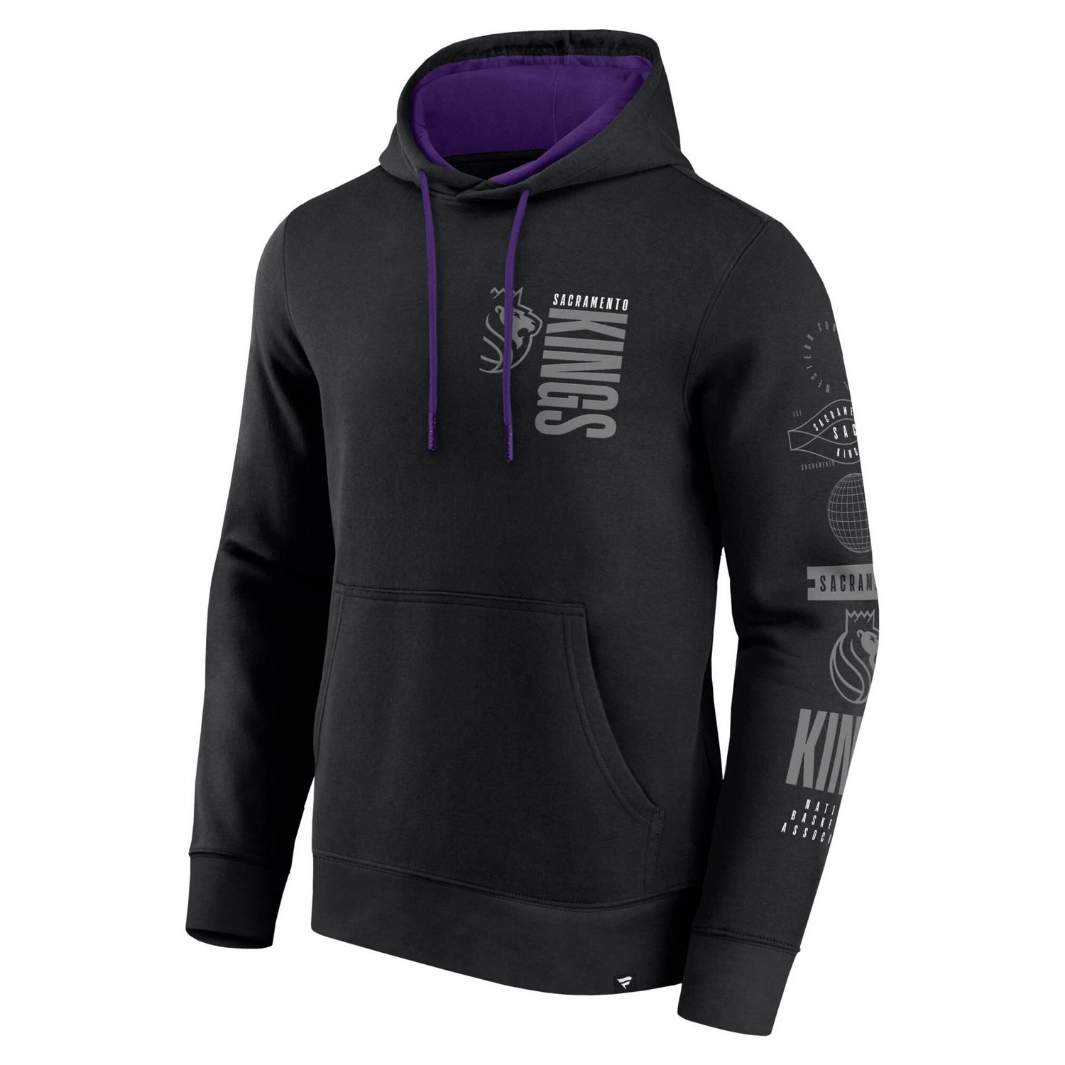 Fanatics Sacramento Kings Game Time Crossover Pullover Hoodie - view number 2