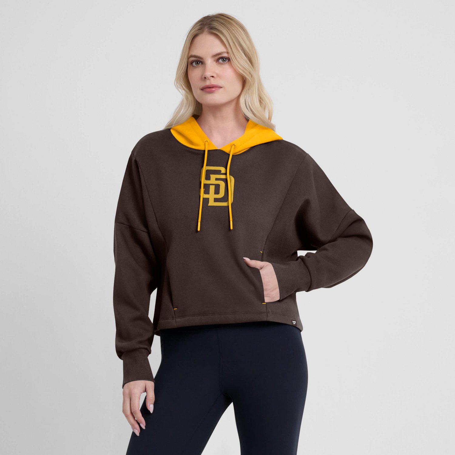 Fanatics San Diego Padres Oversized High Hip Legacy Fleece Pullover Hoodie - view number 4