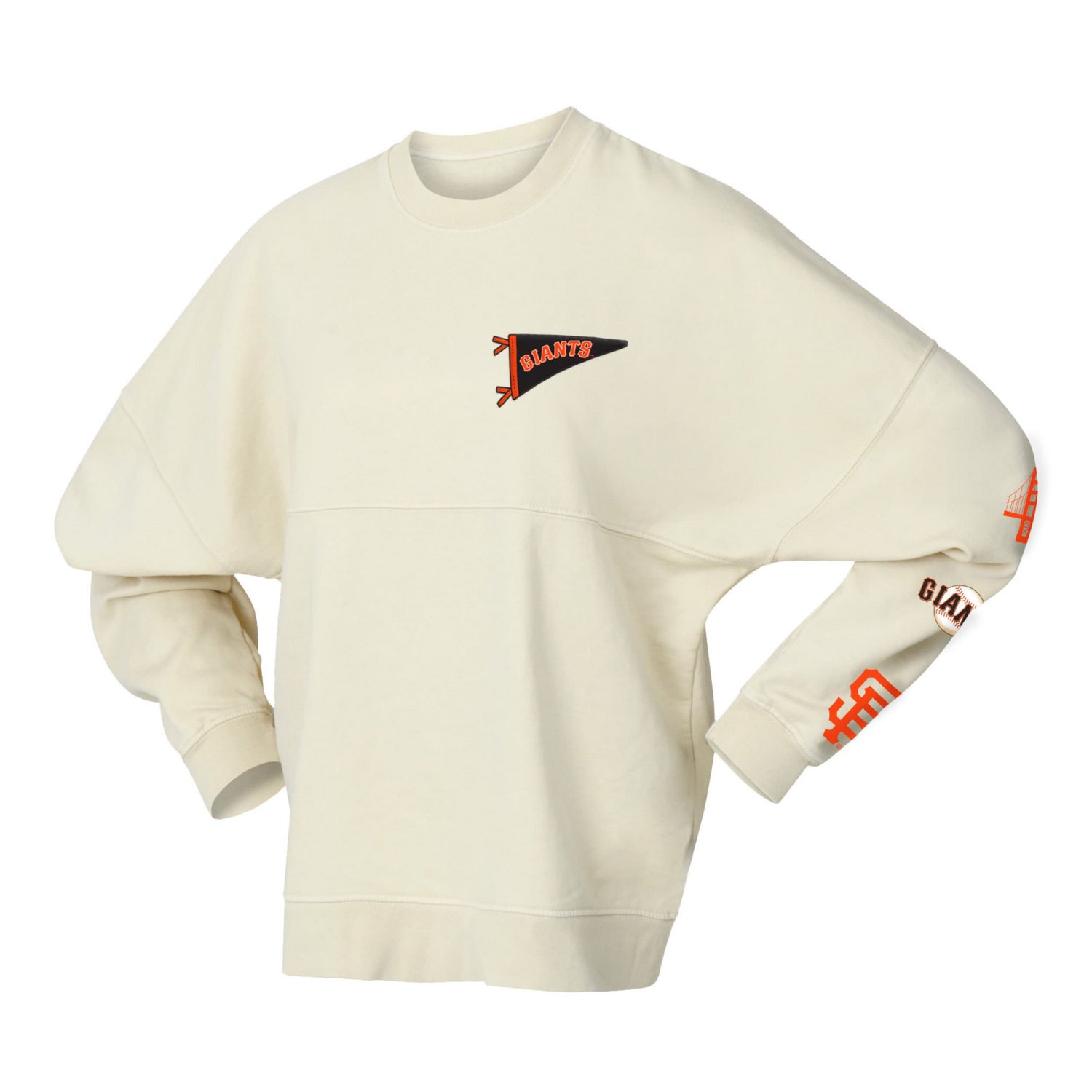 Fanatics San Francisco Giants Pennant Flag Branded Fleece Pullover Sweatshirt - view number 2