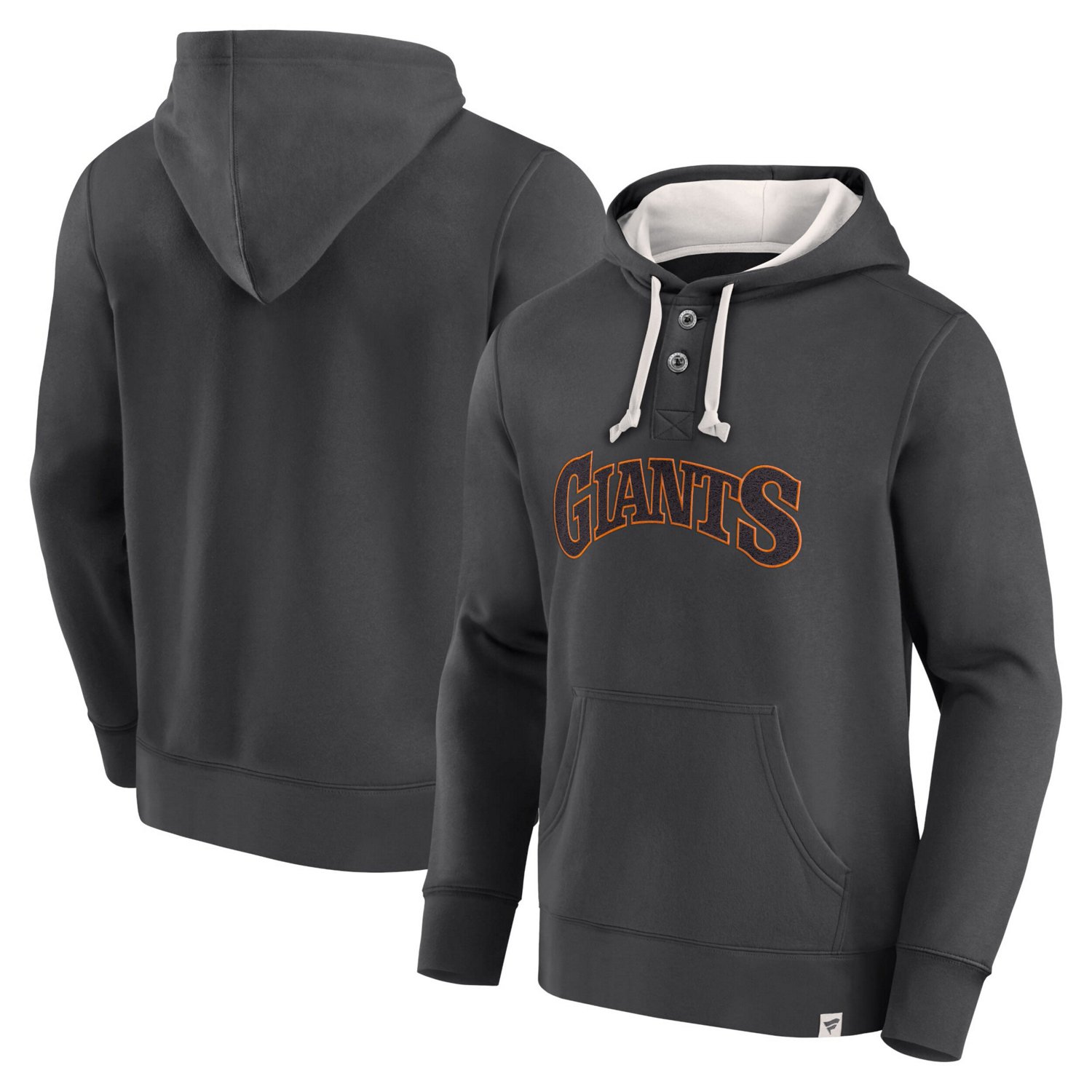 Fanatics San Francisco Giants Plan for Adversity Henley Fleece Pullover Hoodie