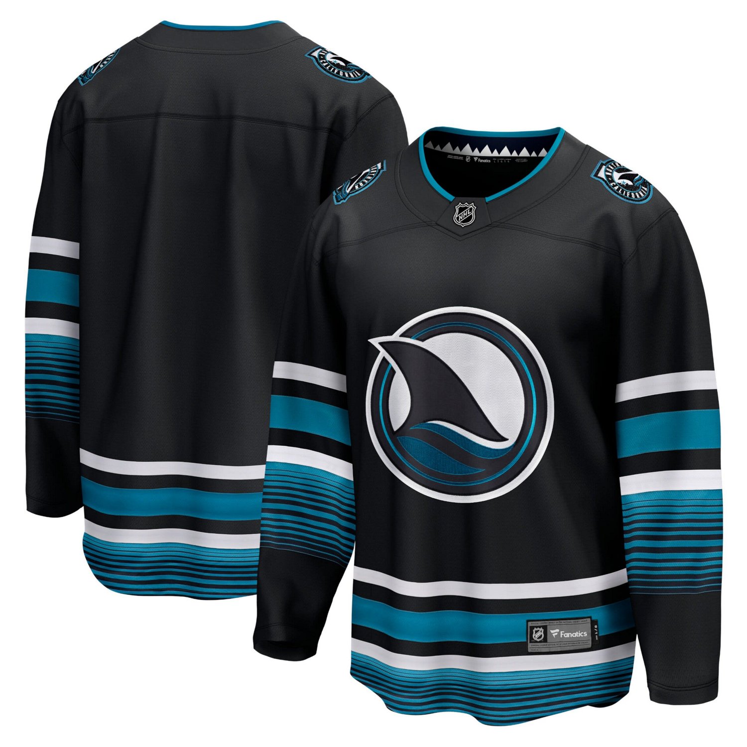 Fanatics San Jose Sharks Alternate Premier Breakaway Jersey                                                                      - view number 1