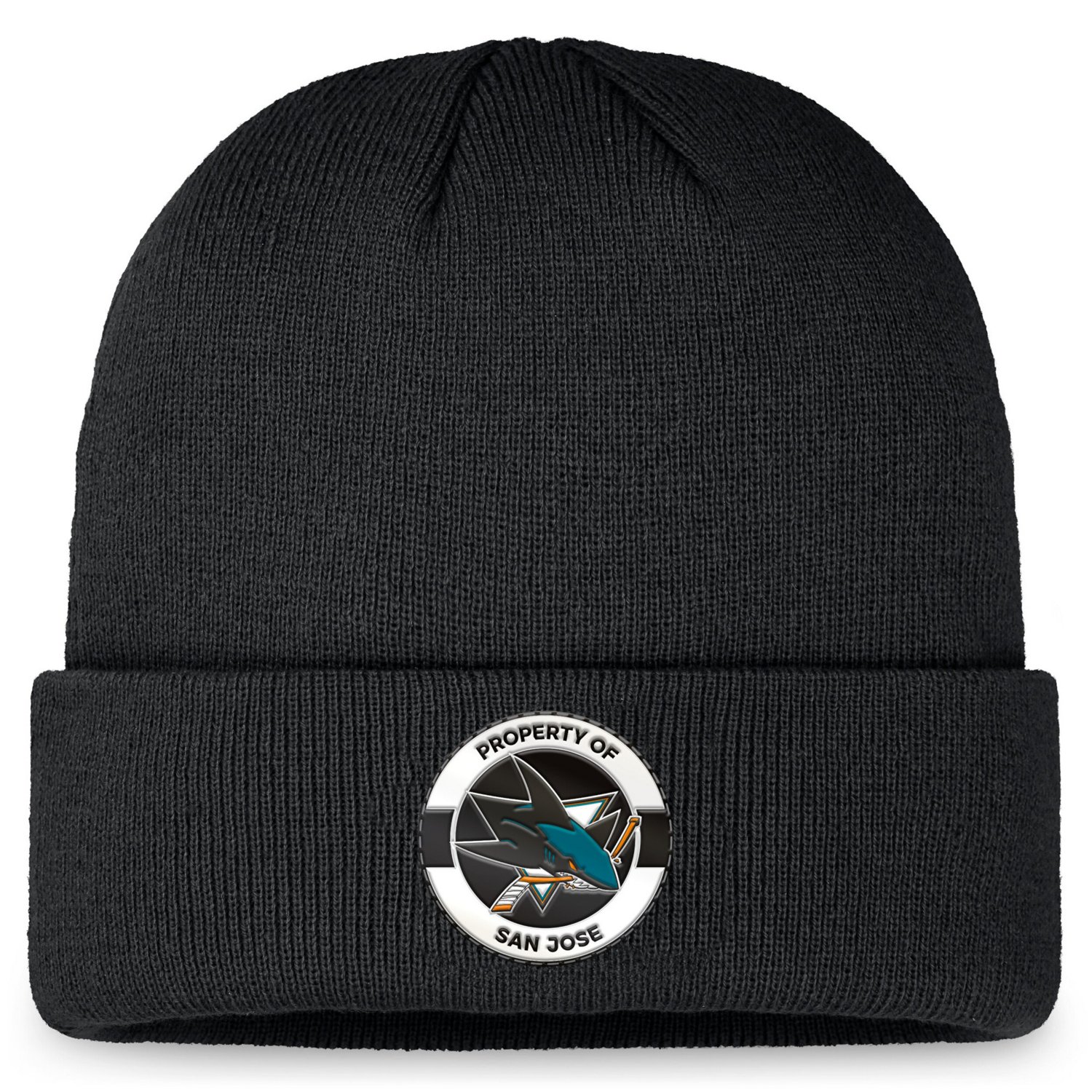 Fanatics San Jose Sharks Authentic Pro Training Camp Cuffed Knit Hat