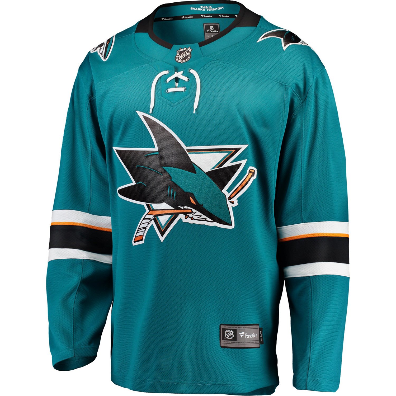 Fanatics San Jose Sharks Breakaway Home Jersey - view number 2