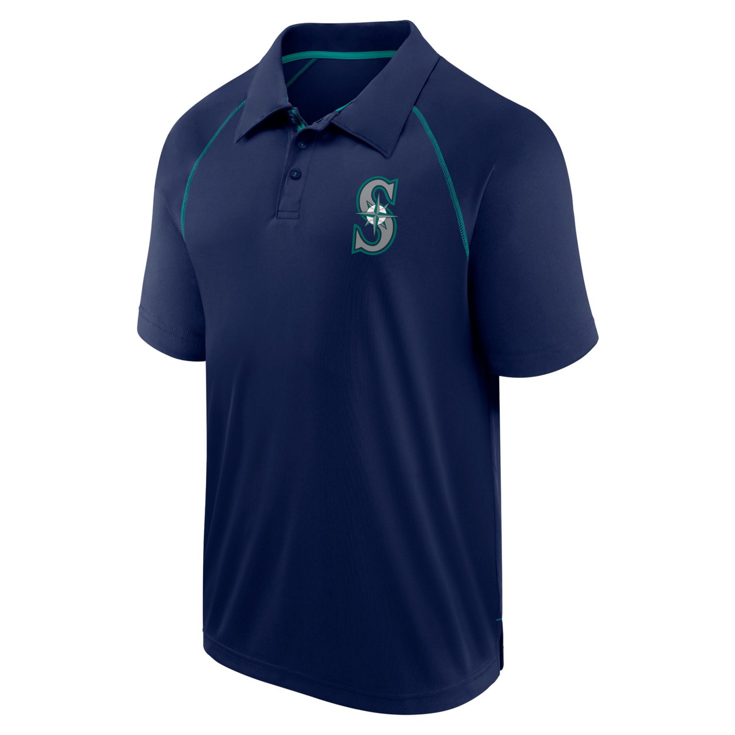 Fanatics Seattle Mariners Strong Alone Raglan Polo - view number 2